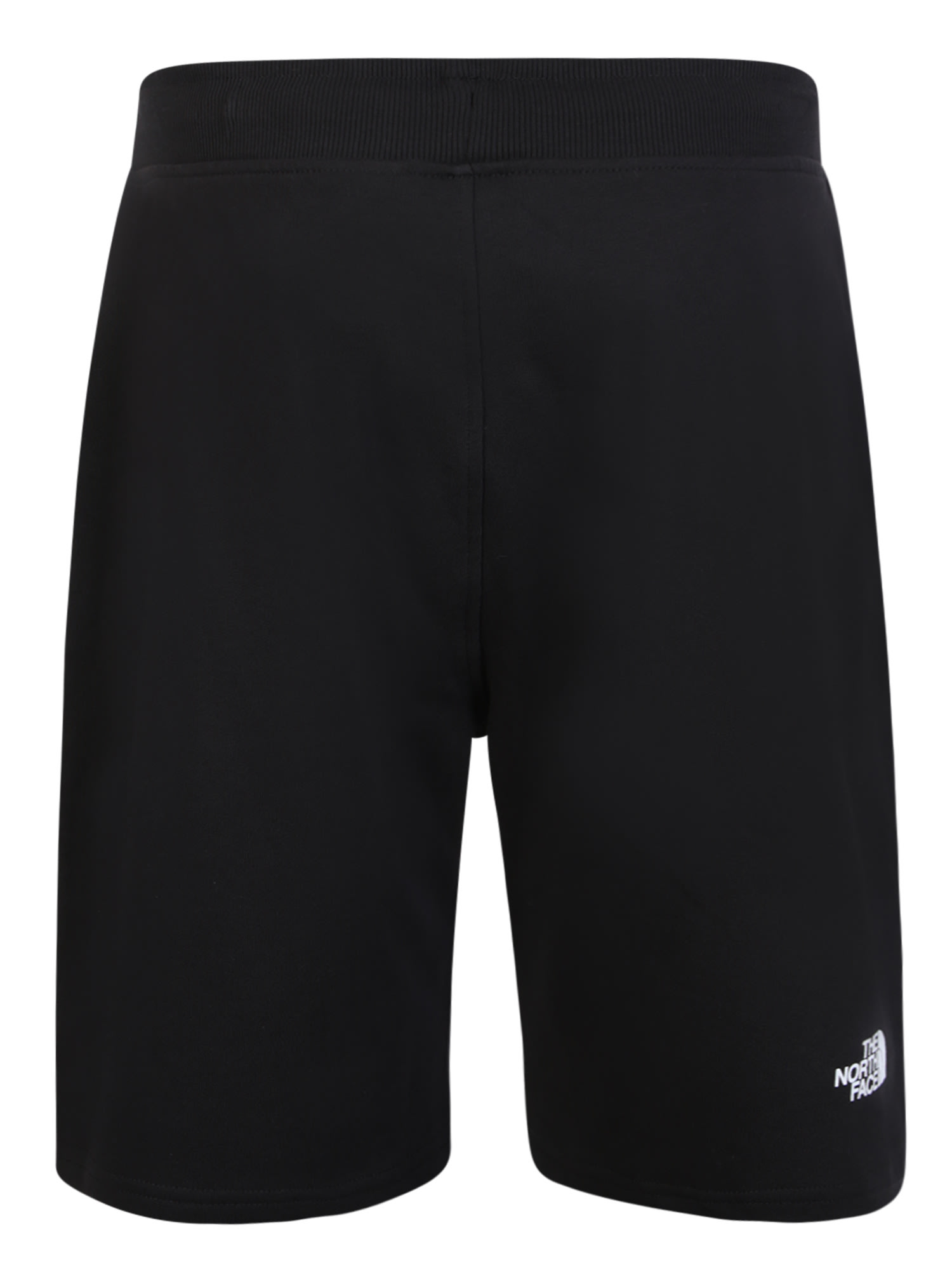 Shop The North Face Embroidered Logo Shorts In Black