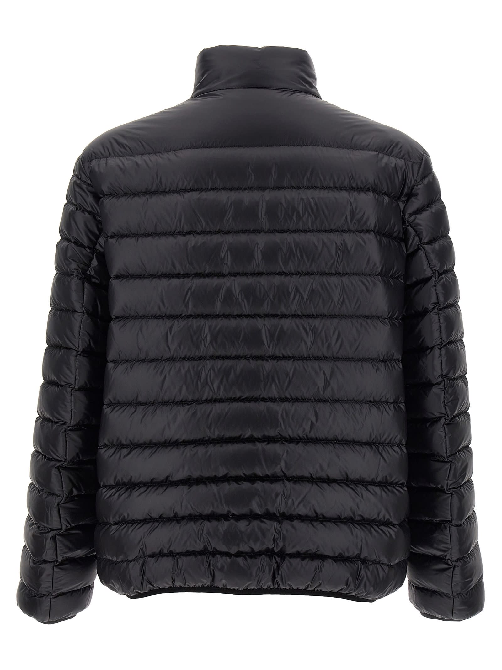 Shop Givenchy Logo Down Jacket In Black