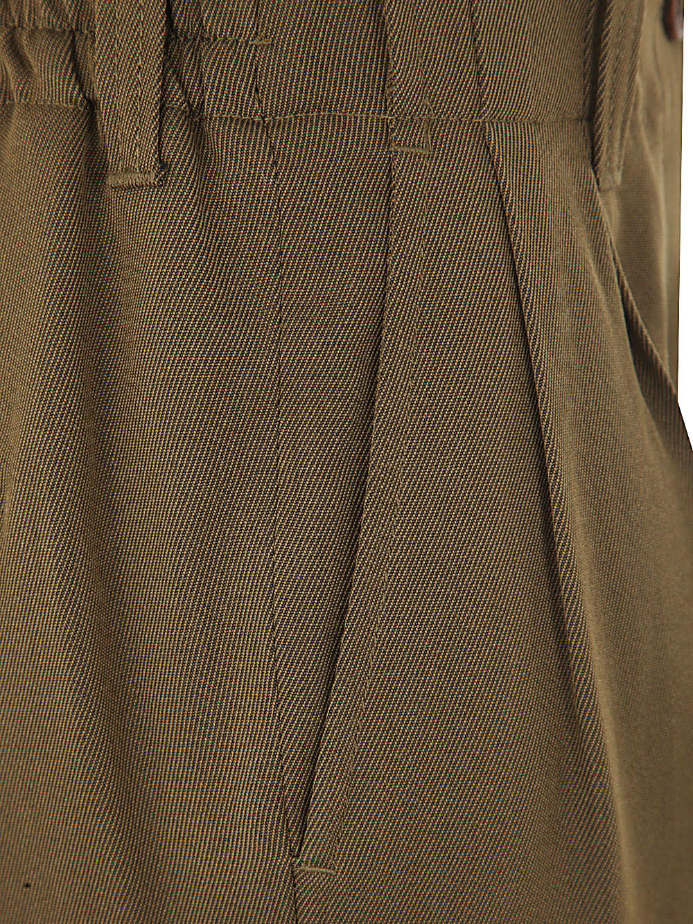 Shop Golden Goose Journey W`s Pant Tapered High Waisted Blend Virgin Wool Twill In Beech