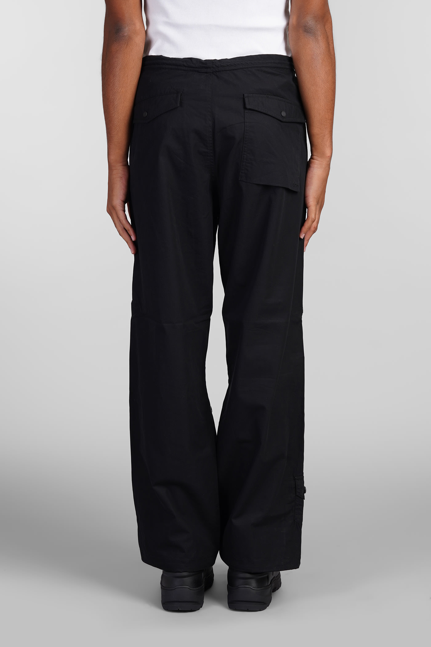 MAHARISHI PANTS IN BLACK COTTON 