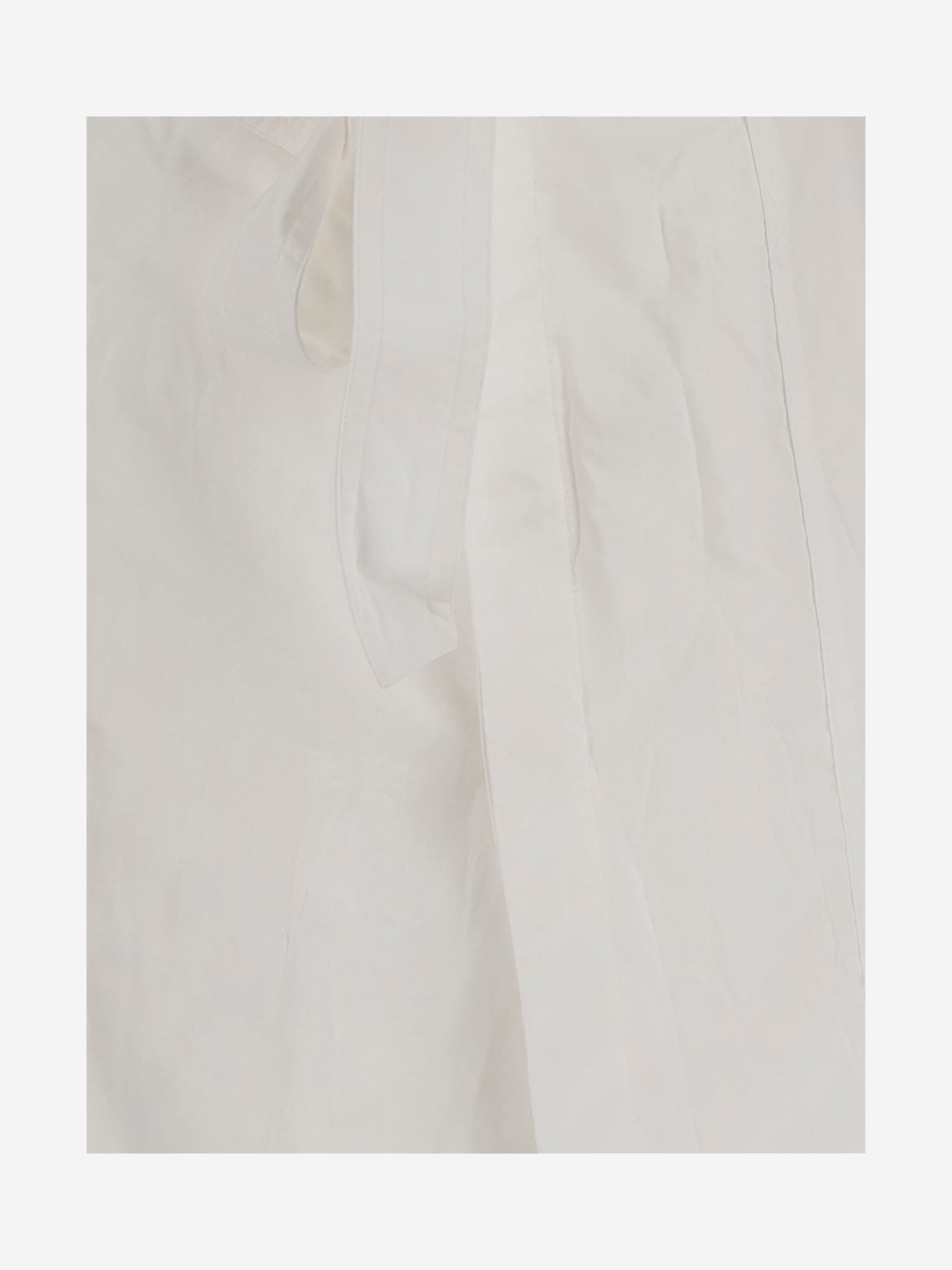 Ferragamo Wallet Skirt Made Of Cotton Blend In White