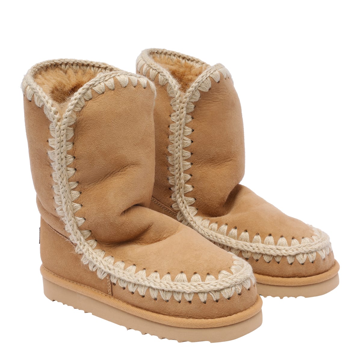 Shop Mou Eskimo Boots In Brown