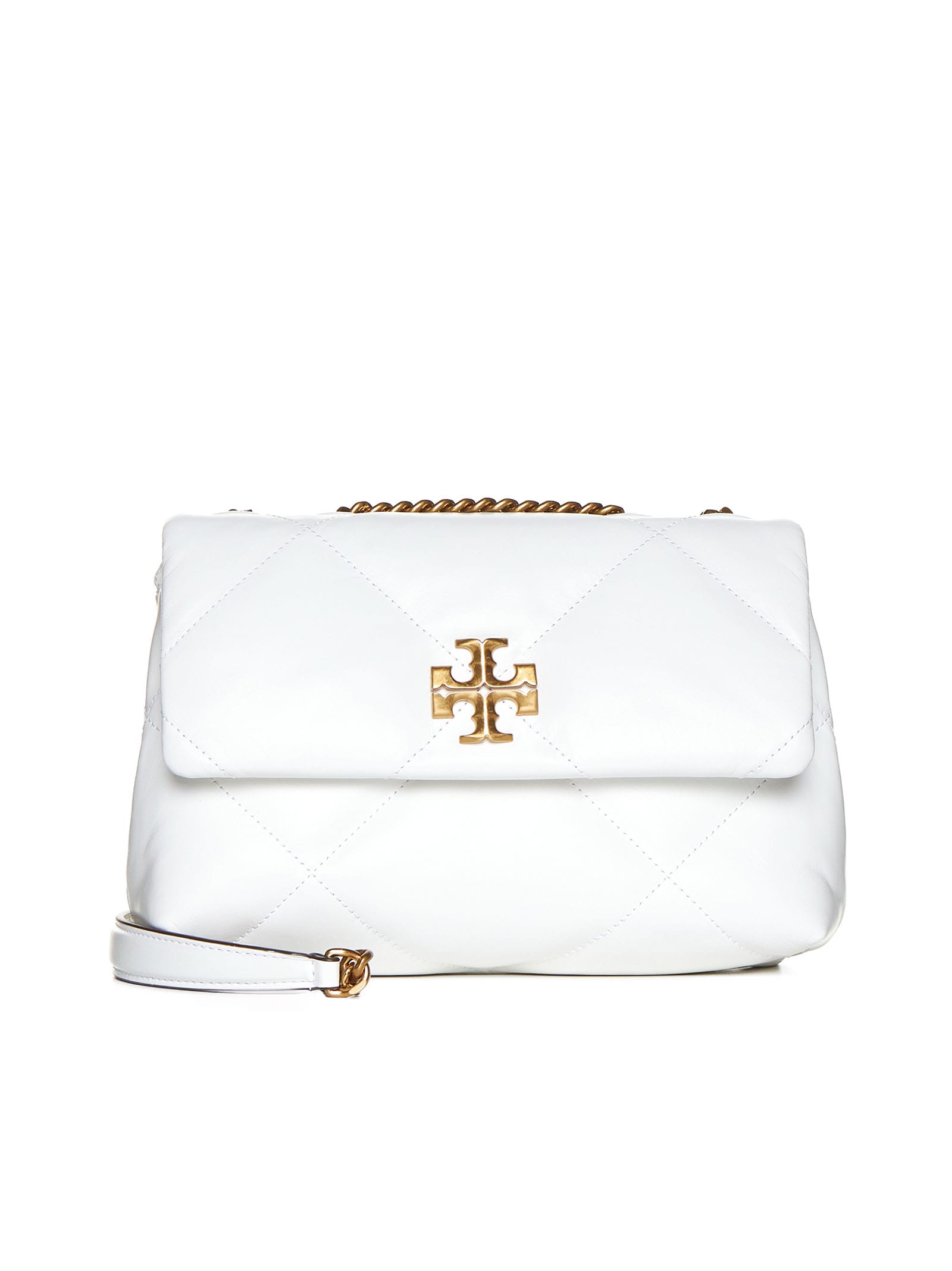 Tory Burch Kira Shoulder Bag In Blanc