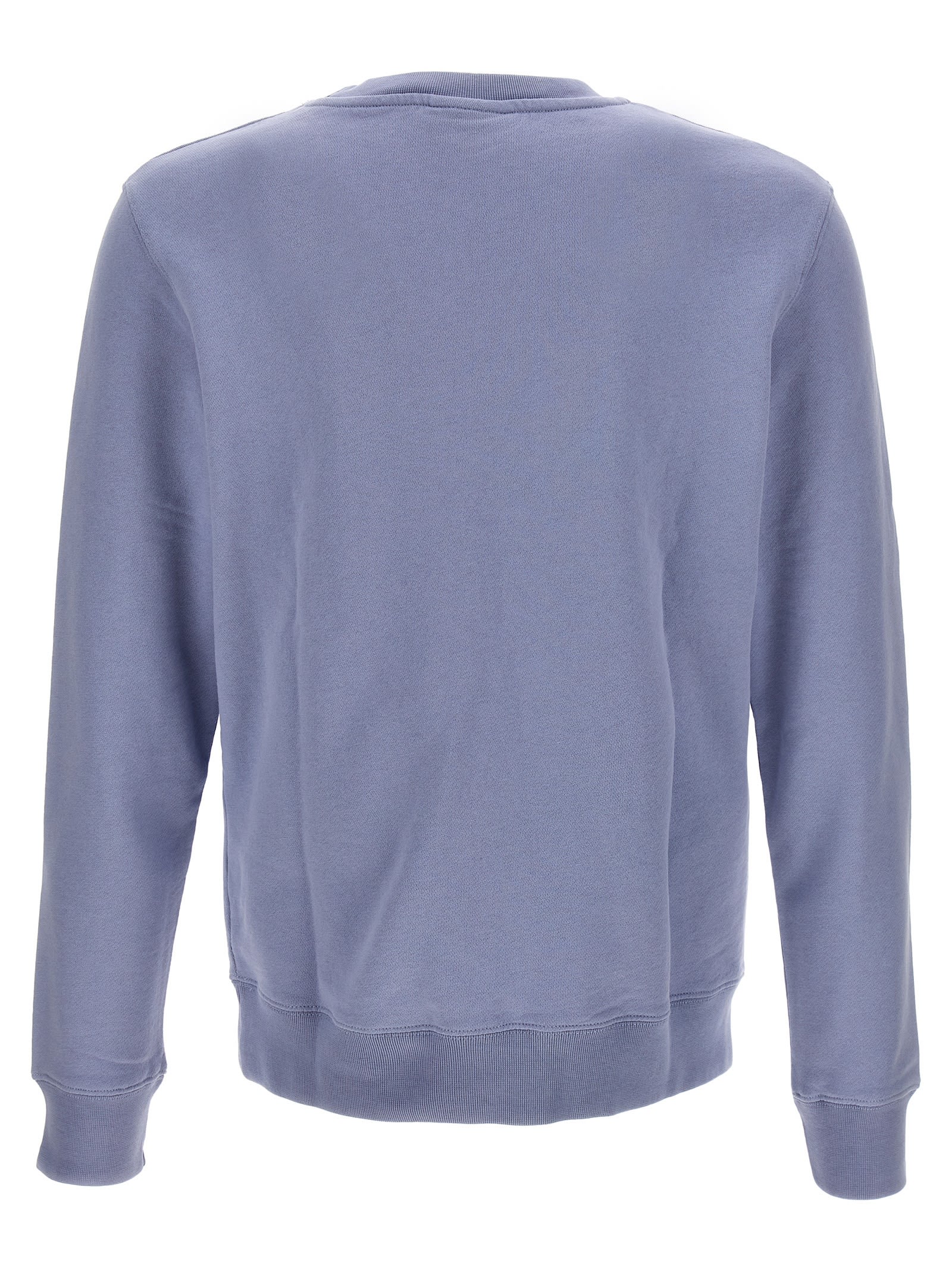 Shop Maison Kitsuné Chillax Fox Sweatshirt In Light Blue