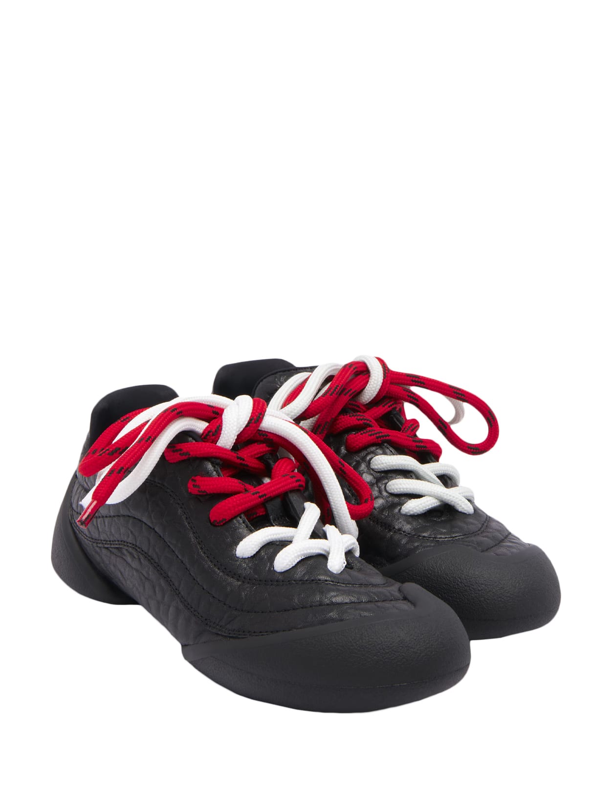 Shop Alexander Mcqueen Black Flexion Sneakers