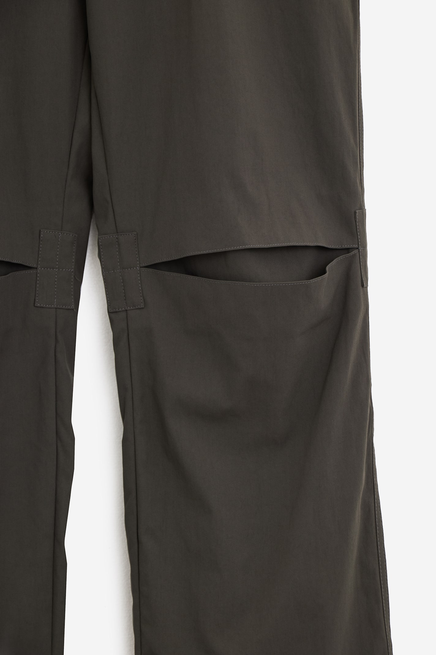 Gr10k Cut Knee Pants In Grey