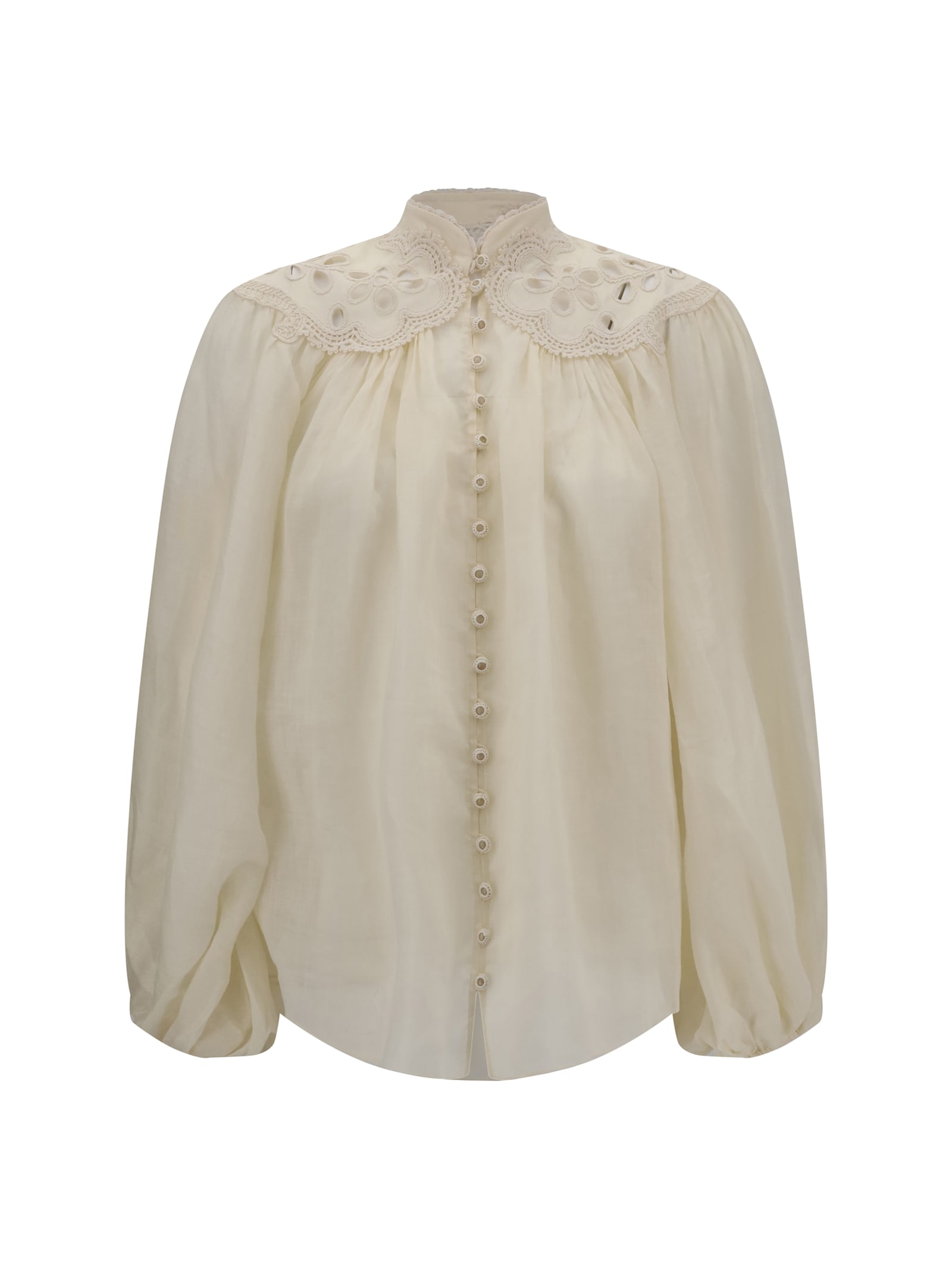 Zimmermann Embroidered Coco Blouse