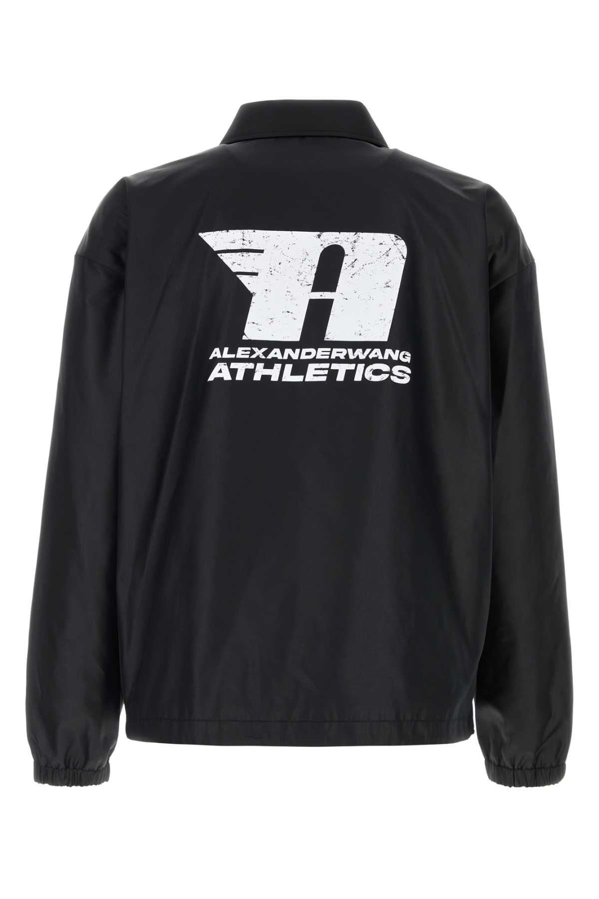 Alexander Wang Black Polyester Jacket In Black
