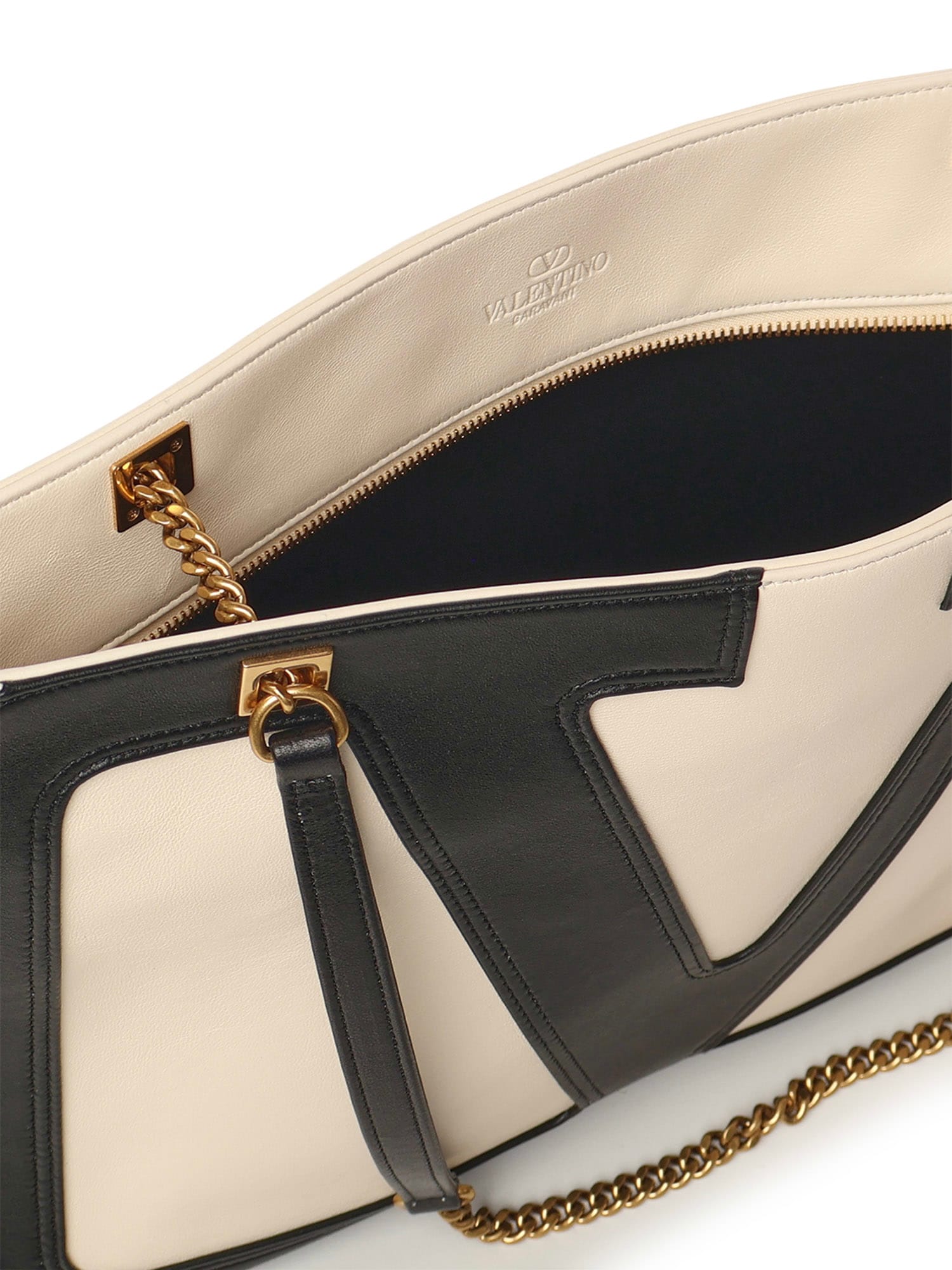 Valentino Medium Viva Superstar Nappa Leather Tote Bag In Multi