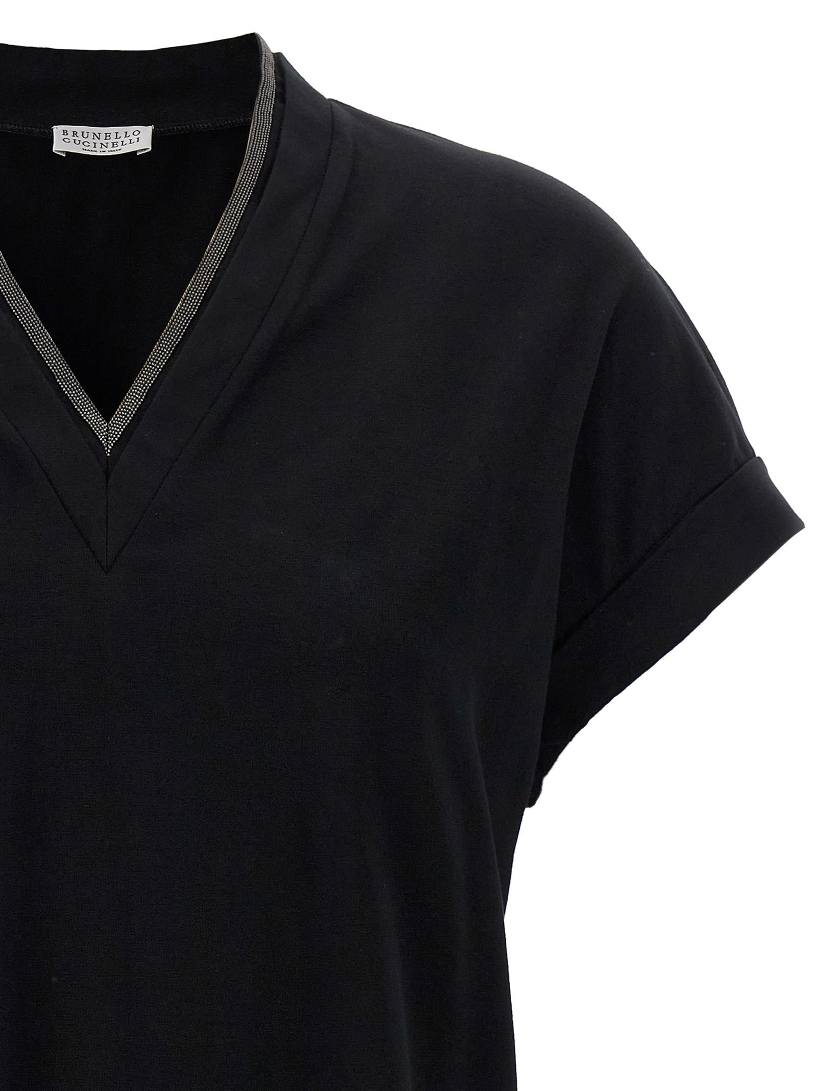 Shop Brunello Cucinelli Monile T-shirt In Black