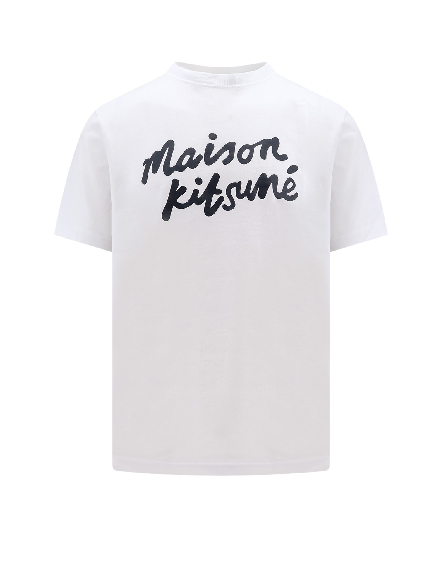 Shop Maison Kitsuné T-shirt In White/black