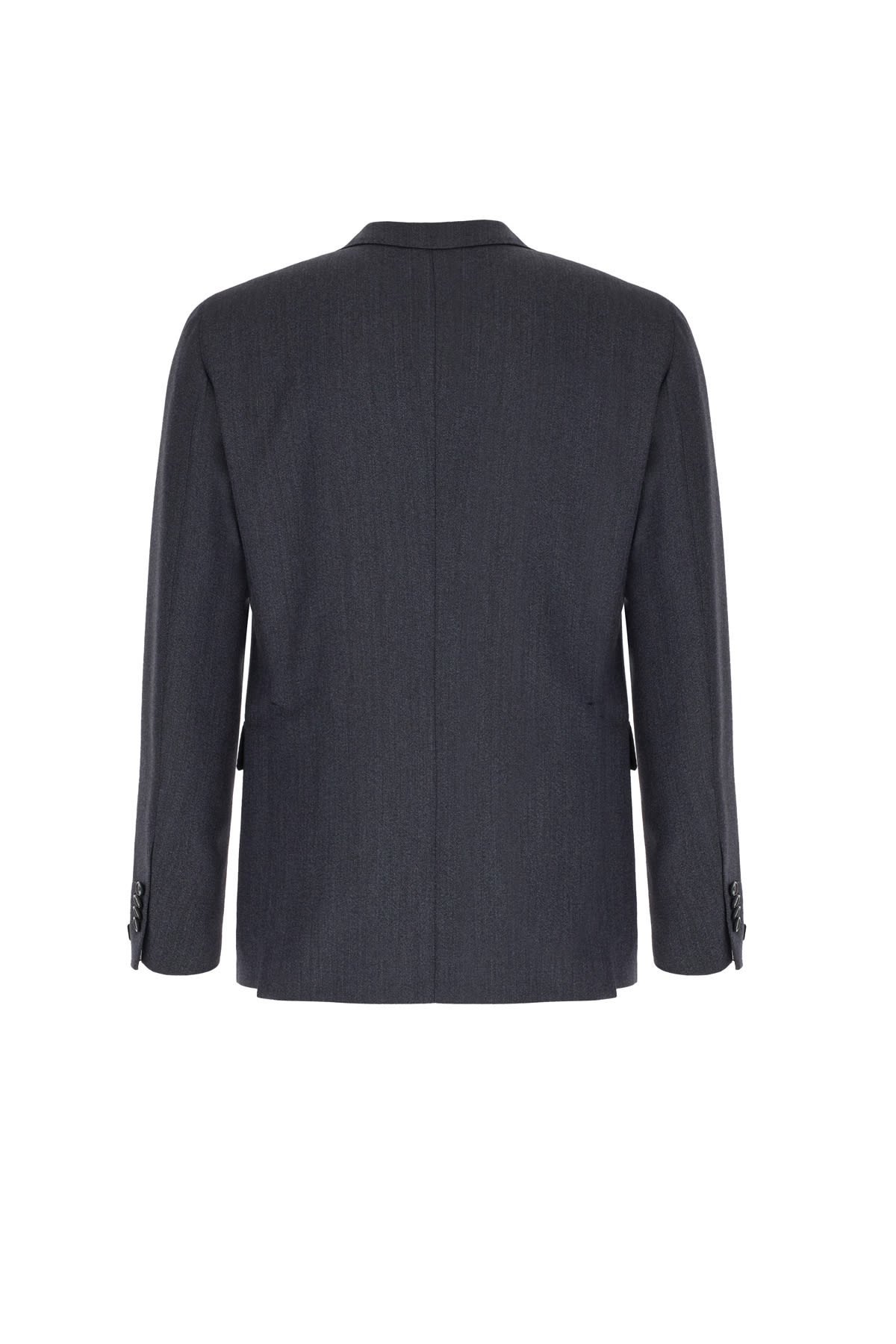 Shop Tagliatore Melange Blue Wool Suit In I3012