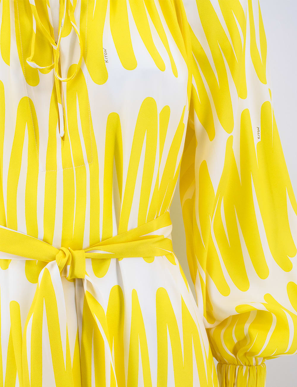 Shop Kiton Dress In Yellow