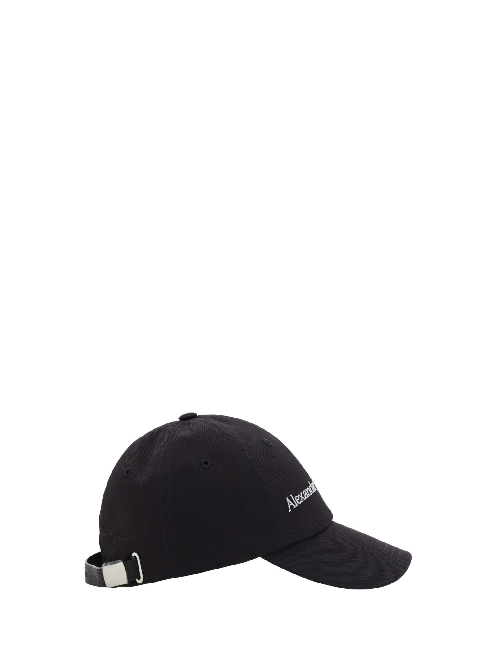 Shop Alexander Mcqueen Baseball Hat In Black