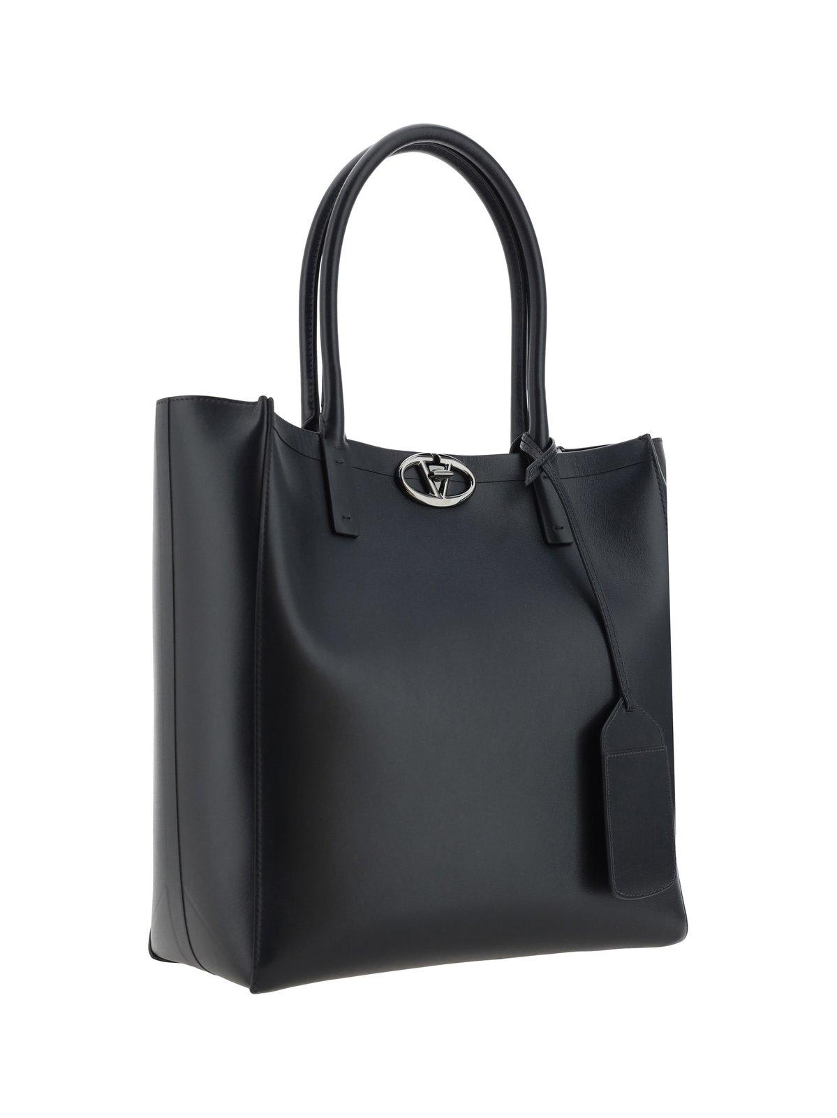 VALENTINO GARAVANI VLOGO SIGNATURE MEDIUM TOTE BAG 