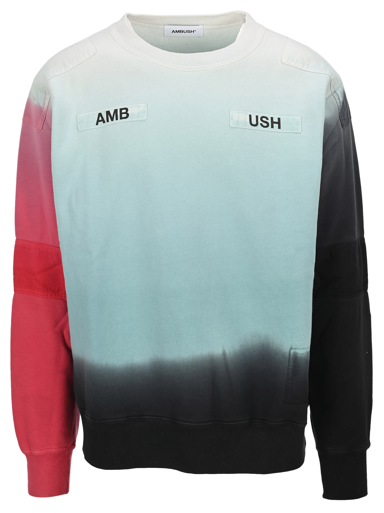Ambush Ombré Logo-print Sweatshirt In Mint
