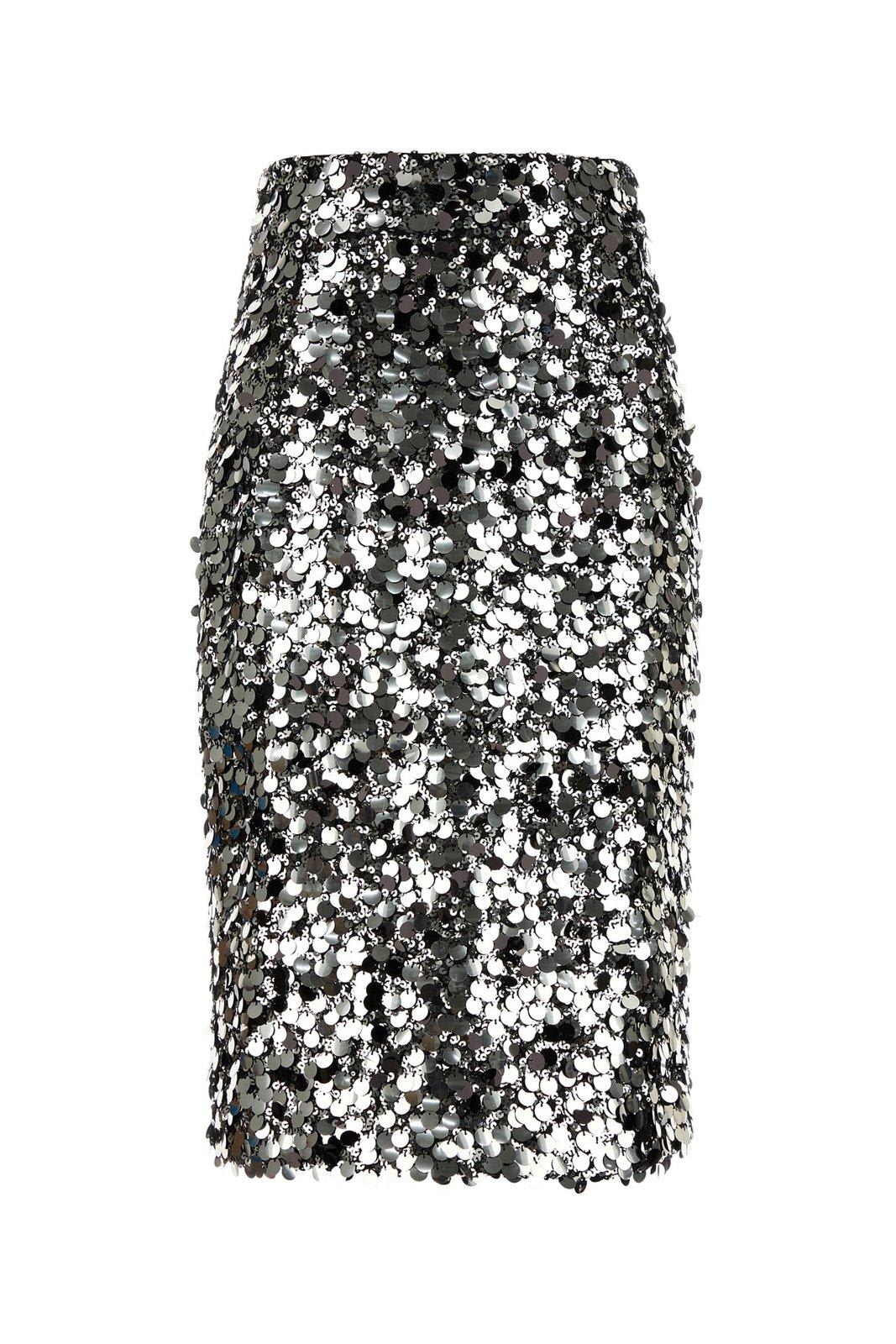 Sequined Midi Skirt