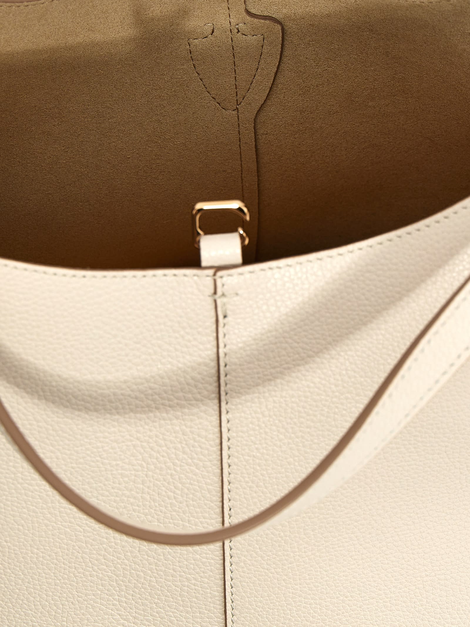 Tod's T Timeless Small Shoulder Bag In White