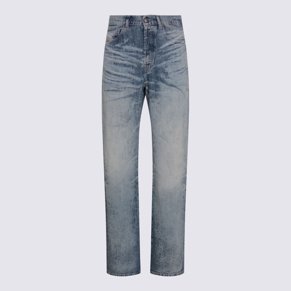 Diesel Women 1971 D-sent Jeans With Distressed Effect In Blue