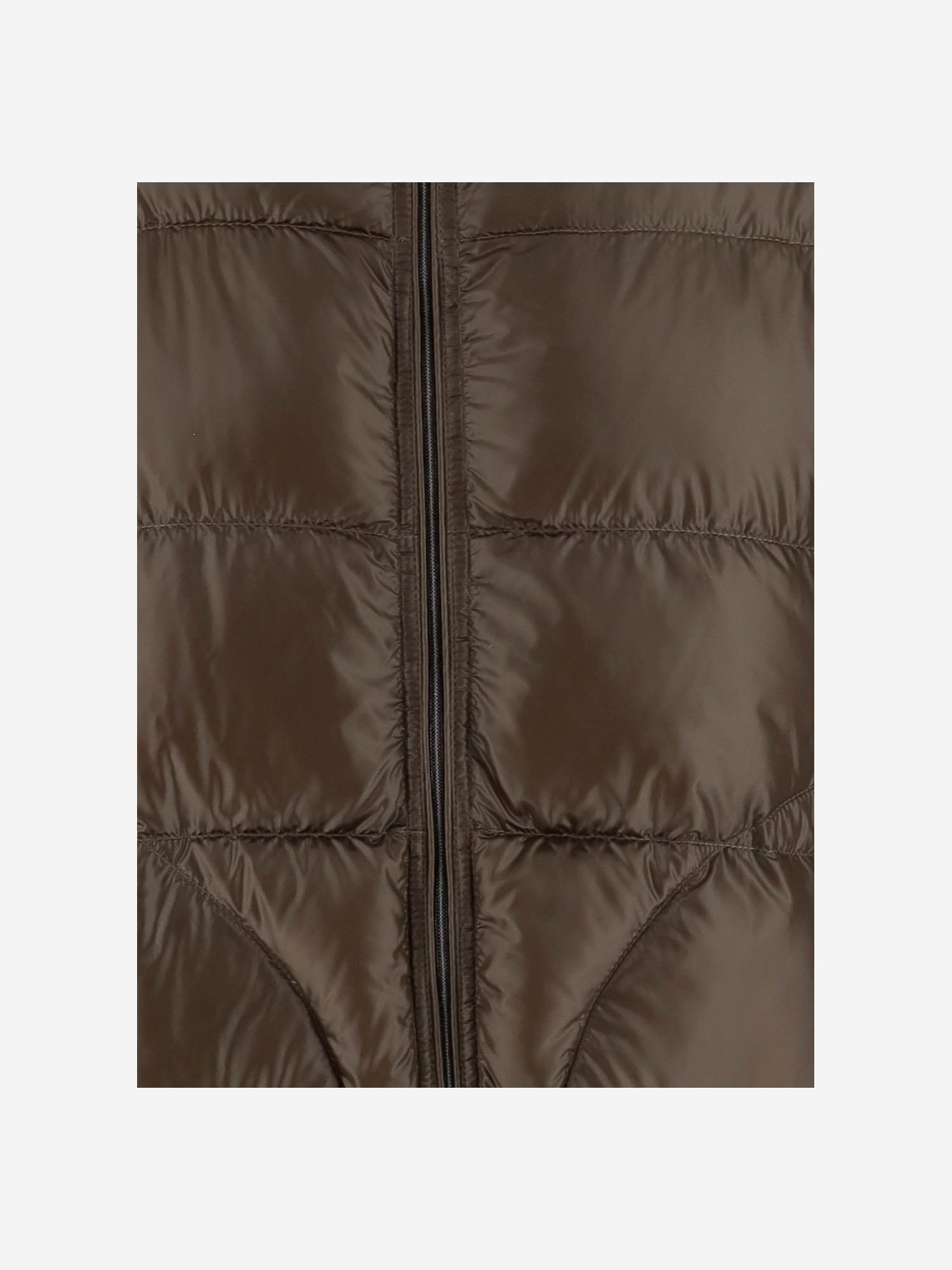 Herno Nylon Padded Down Jacket In Brown