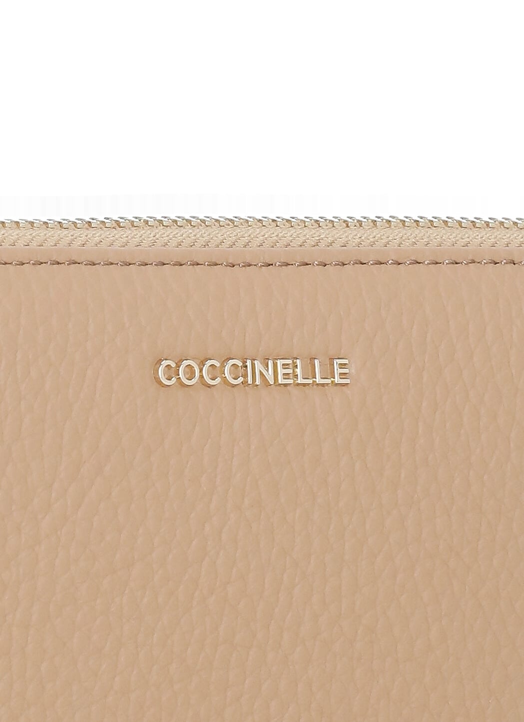 Coccinelle Beige Metallic Soft Wallet