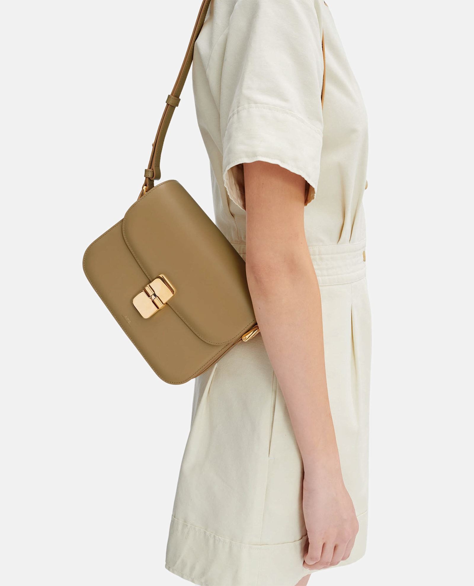 Apc A.p.c. Sac Grace Small In Beige
