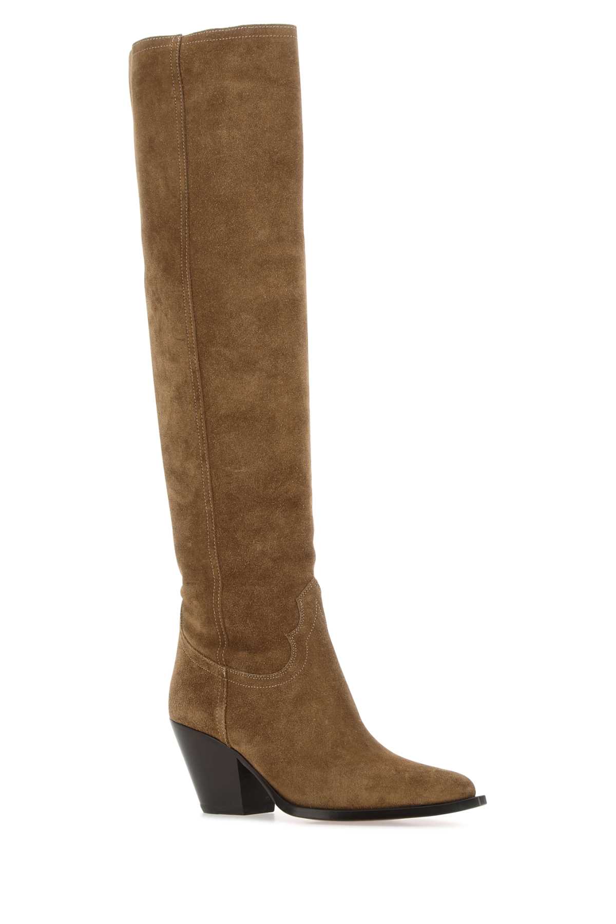 Shop Sonora Biscuit Suede Acapulco Boots In Brown