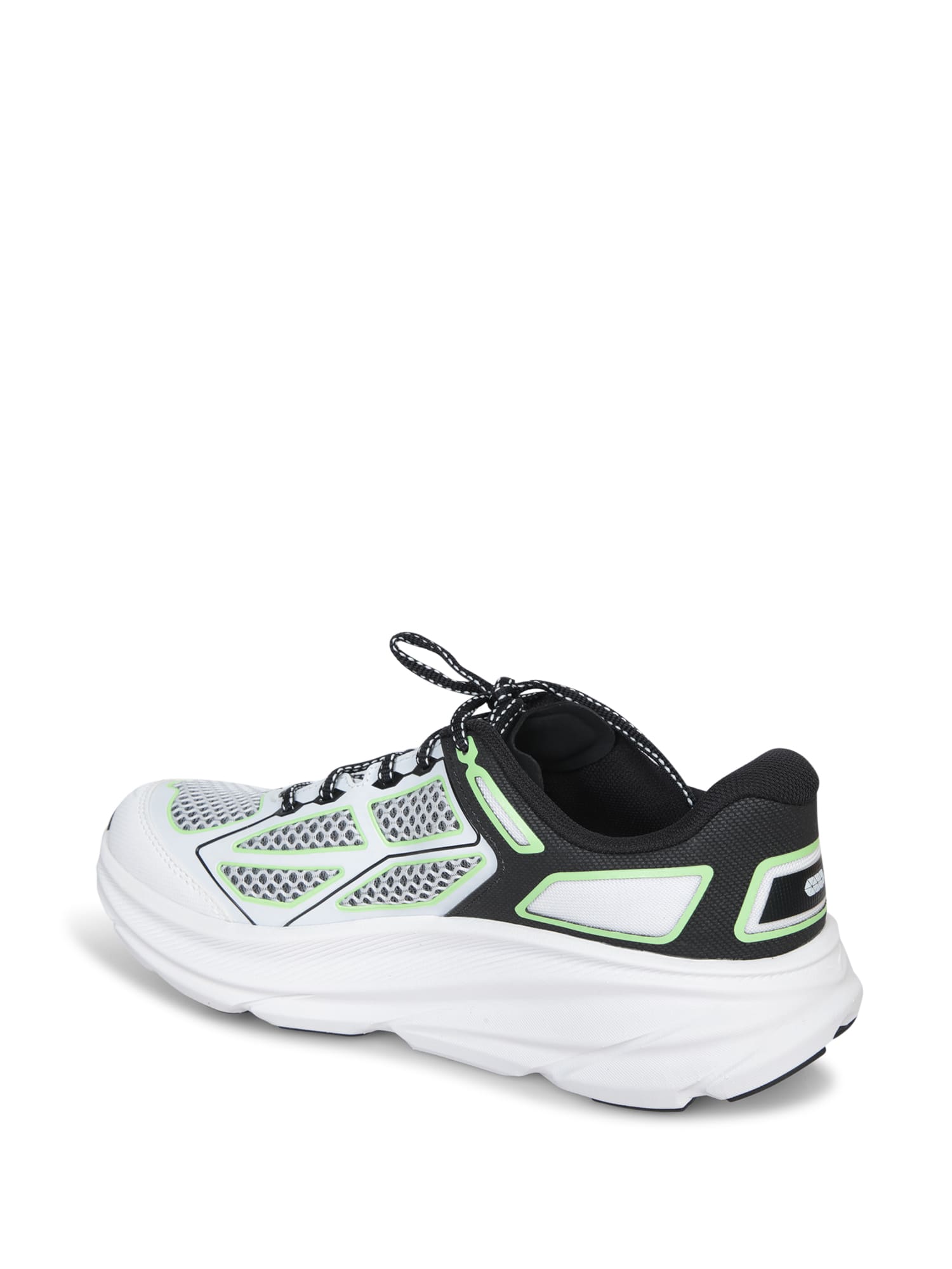 Hoka Breathable Mesh White Sneakers With Cushioned Sole