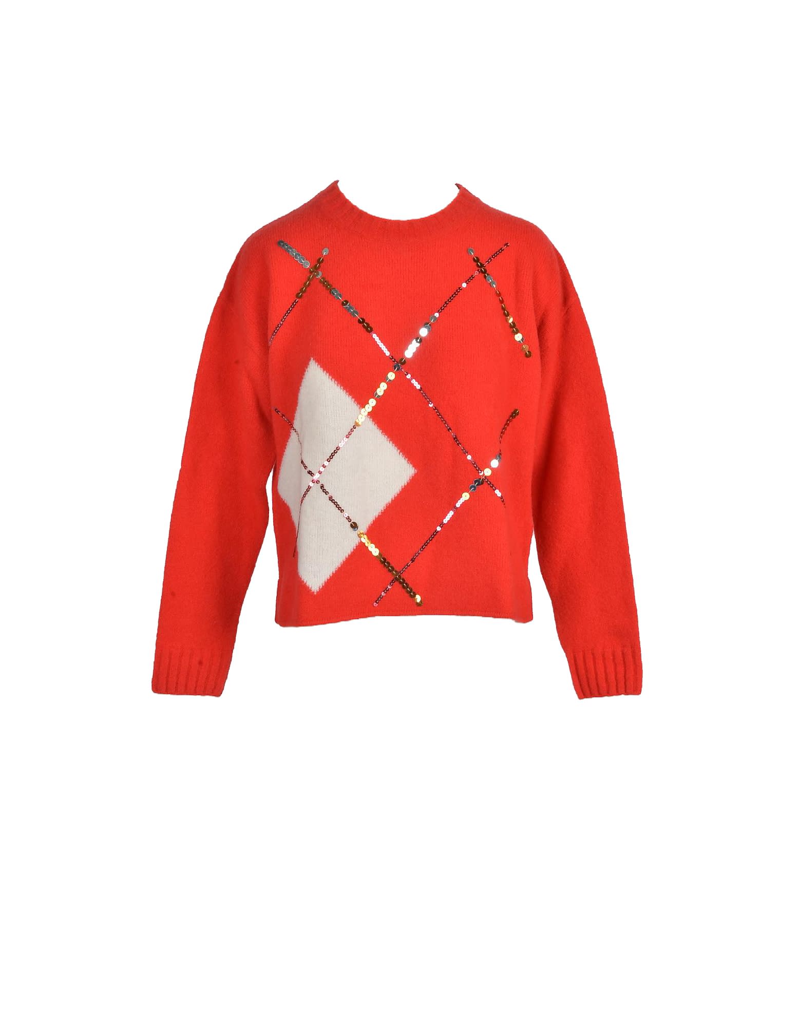 Ballantyne Womens Red Sweater