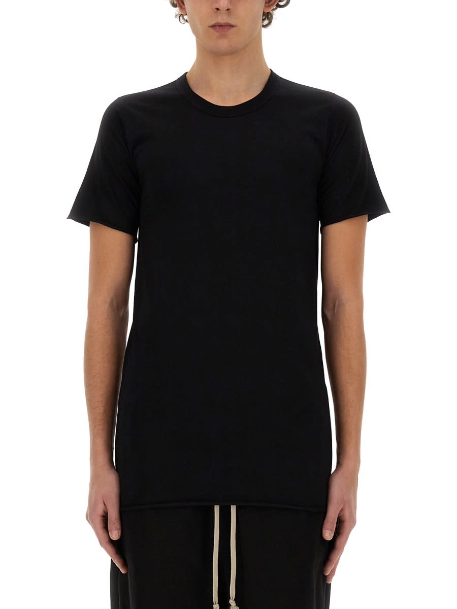 Shop Rick Owens Basic T-shirt In Black