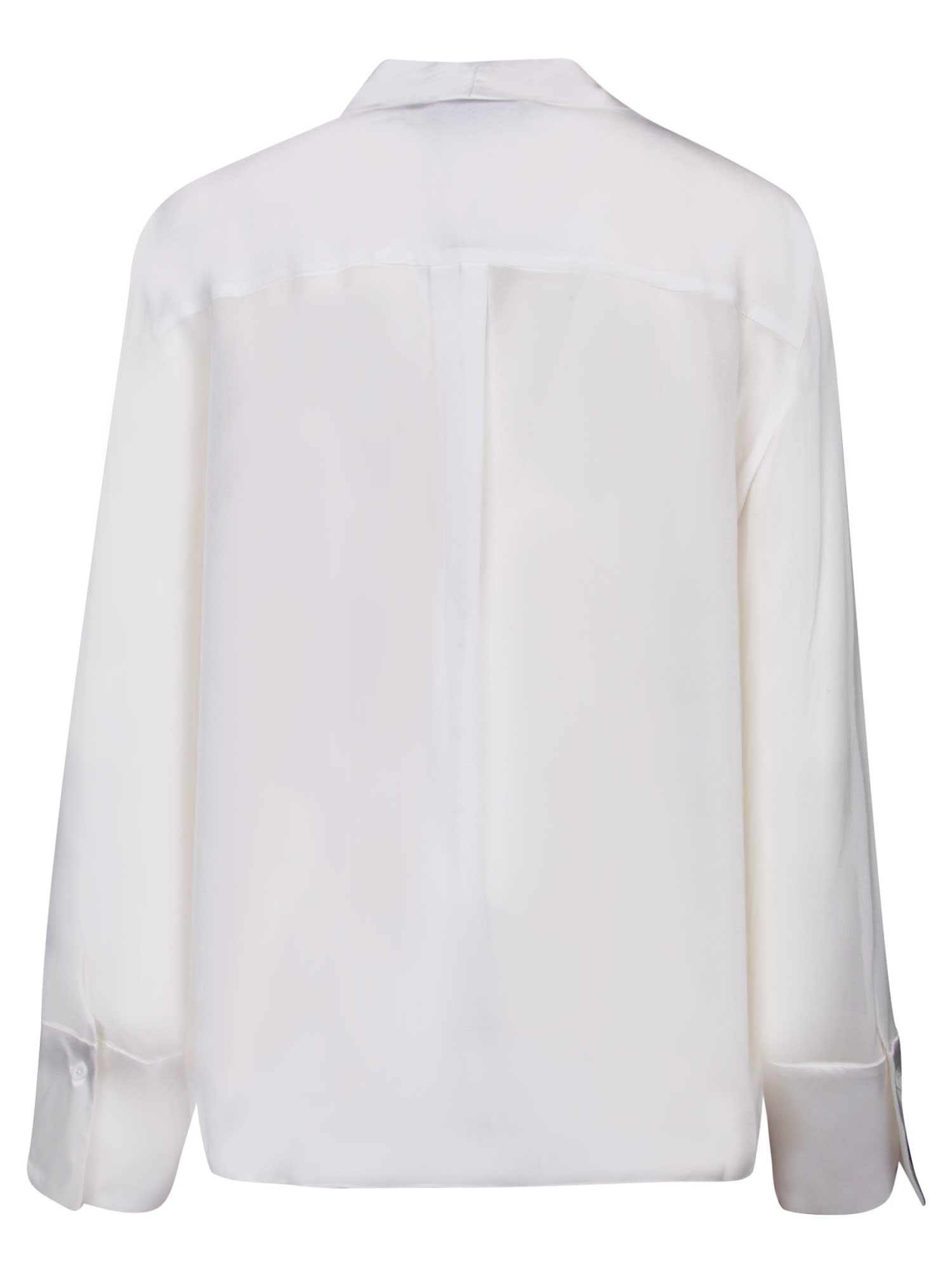 Shop Alice And Olivia White Bow Tie Blouse