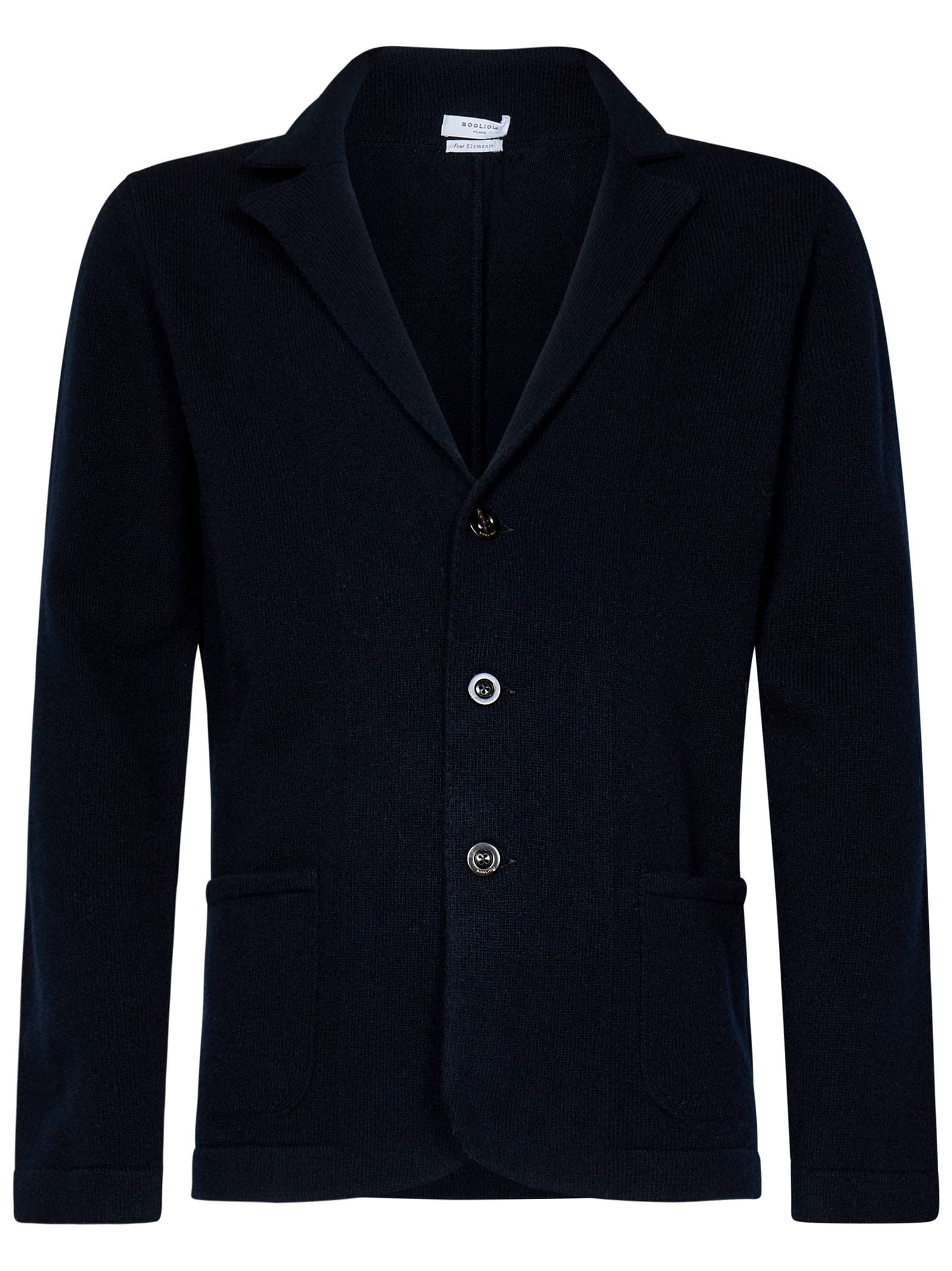 Shop Boglioli Cardigan In Blue