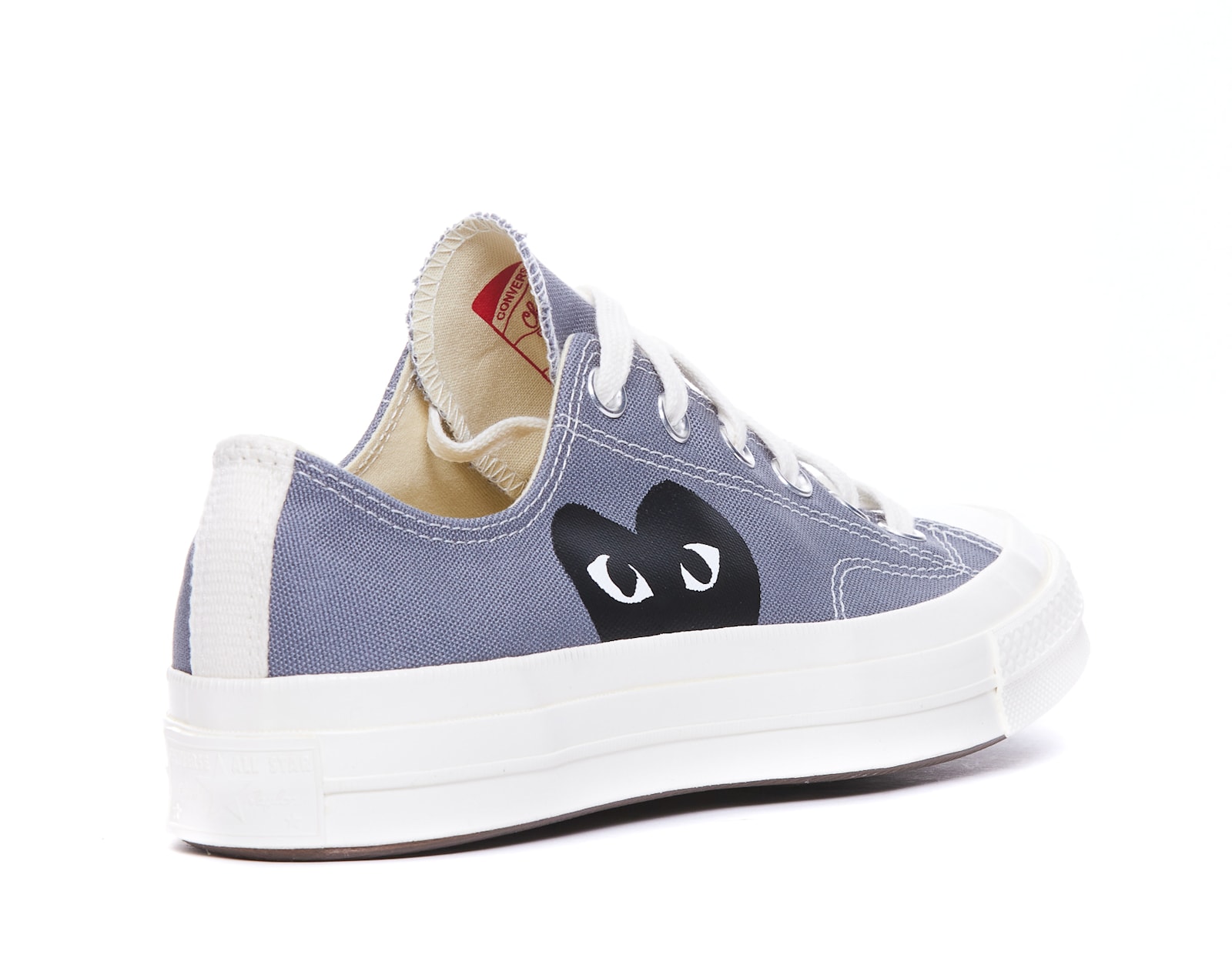 Comme Des Garçons Play Chuck Taylor Sneakers In Gray