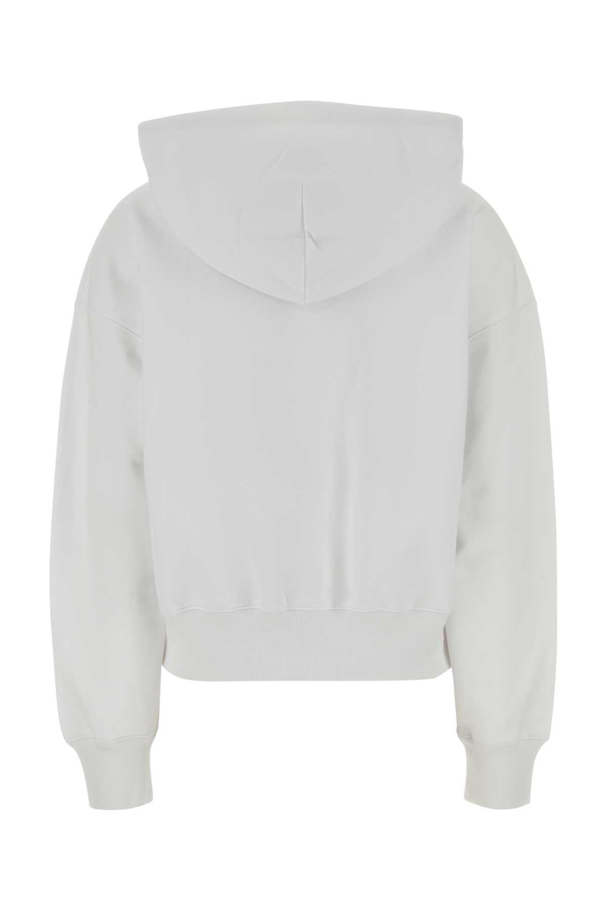 Gucci White Cotton Oversize Sweatshirt In White