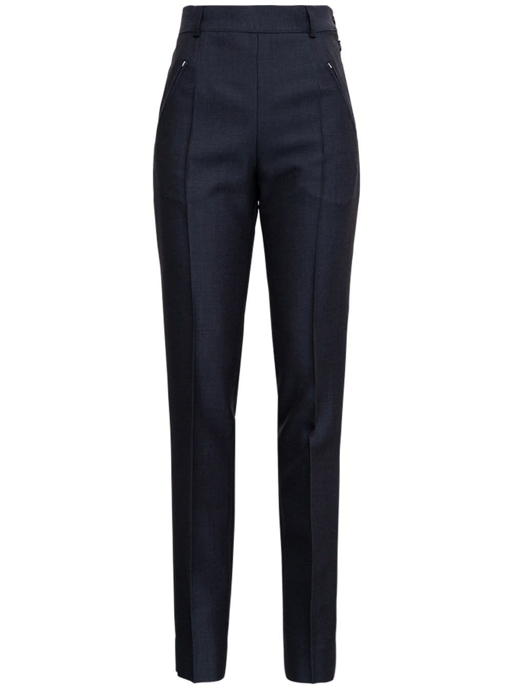 Maison Margiela Anthracite Grey Tailored Pants In Wool Blend