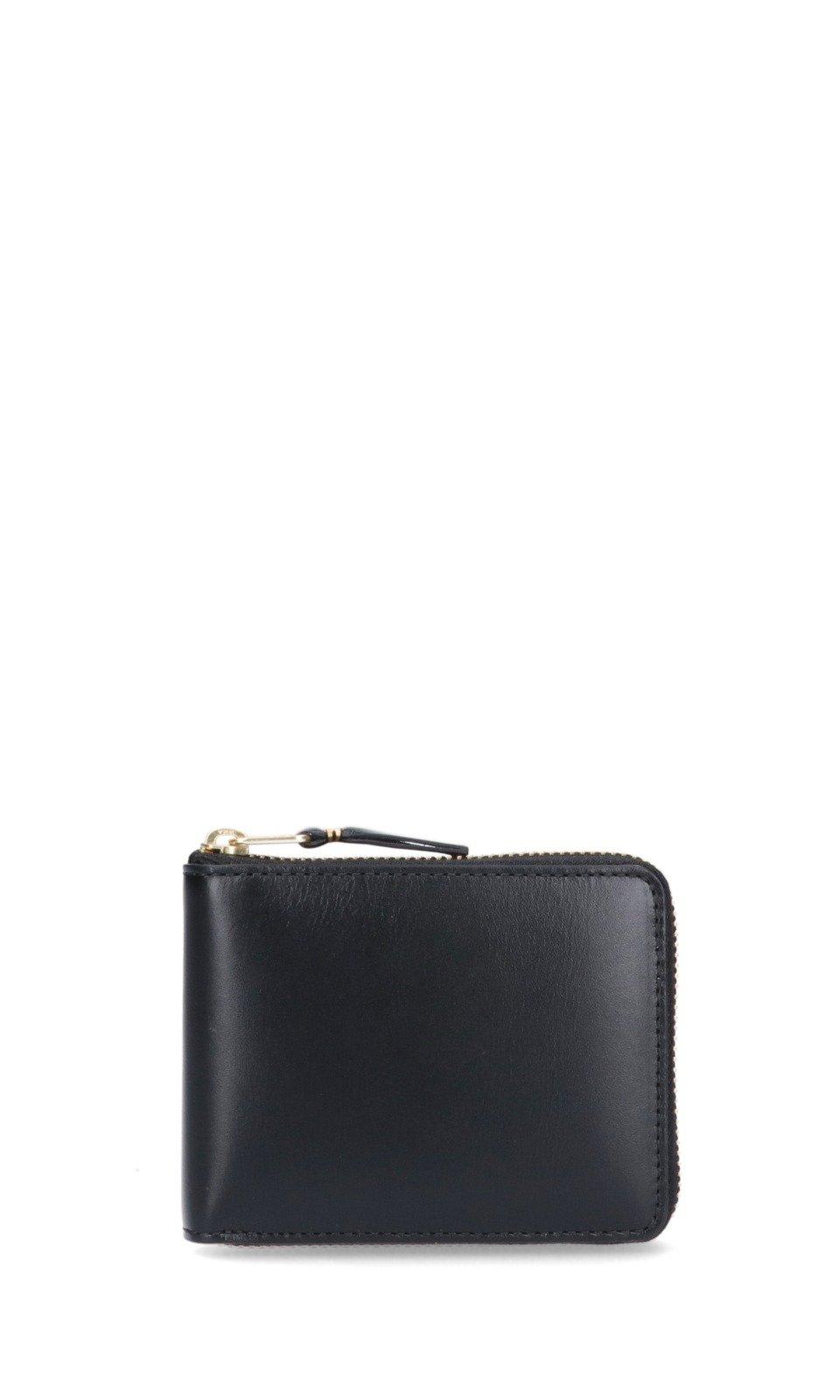 Shop Comme Des Garçons Classic Line Zipped Wallet In Black