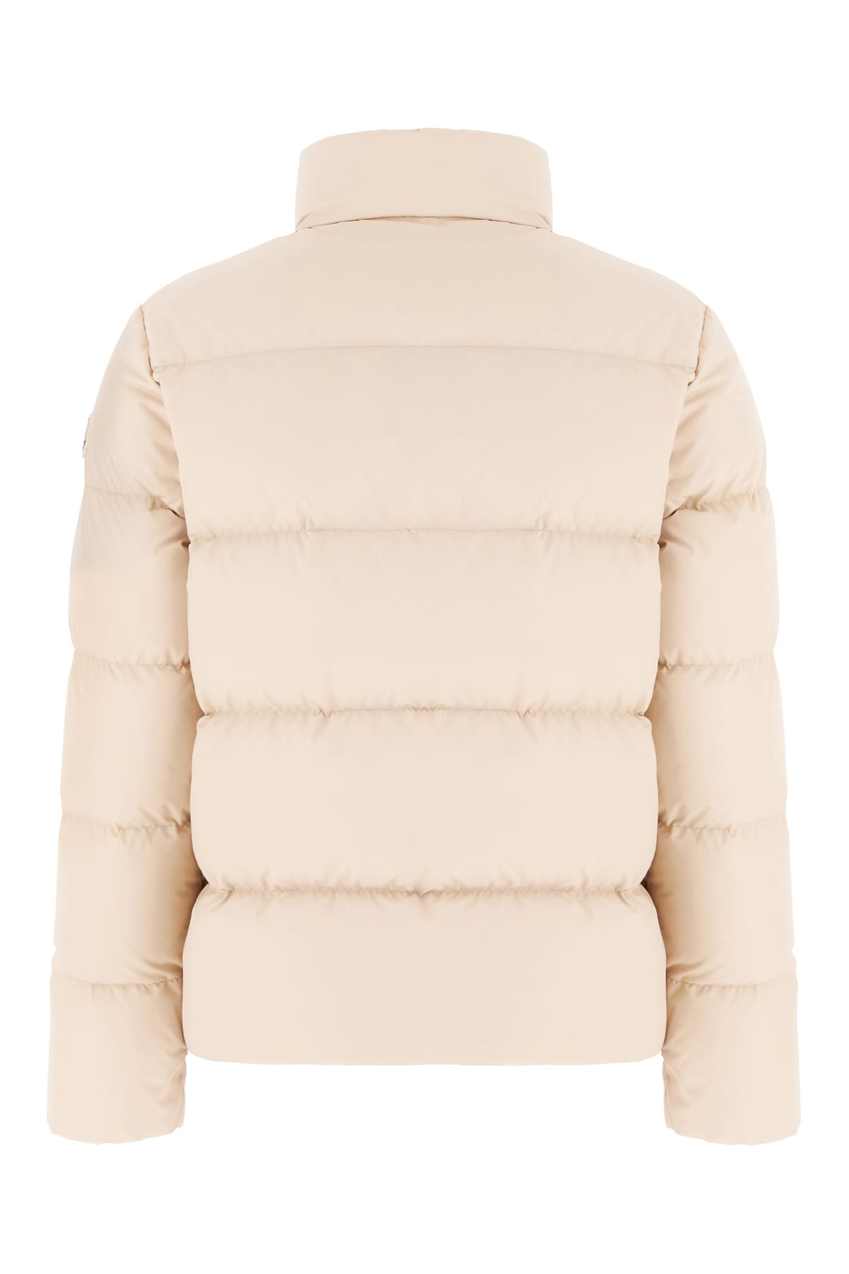 Moncler Pastel Pink Mauzun Polyester Down Jacket In Neutral