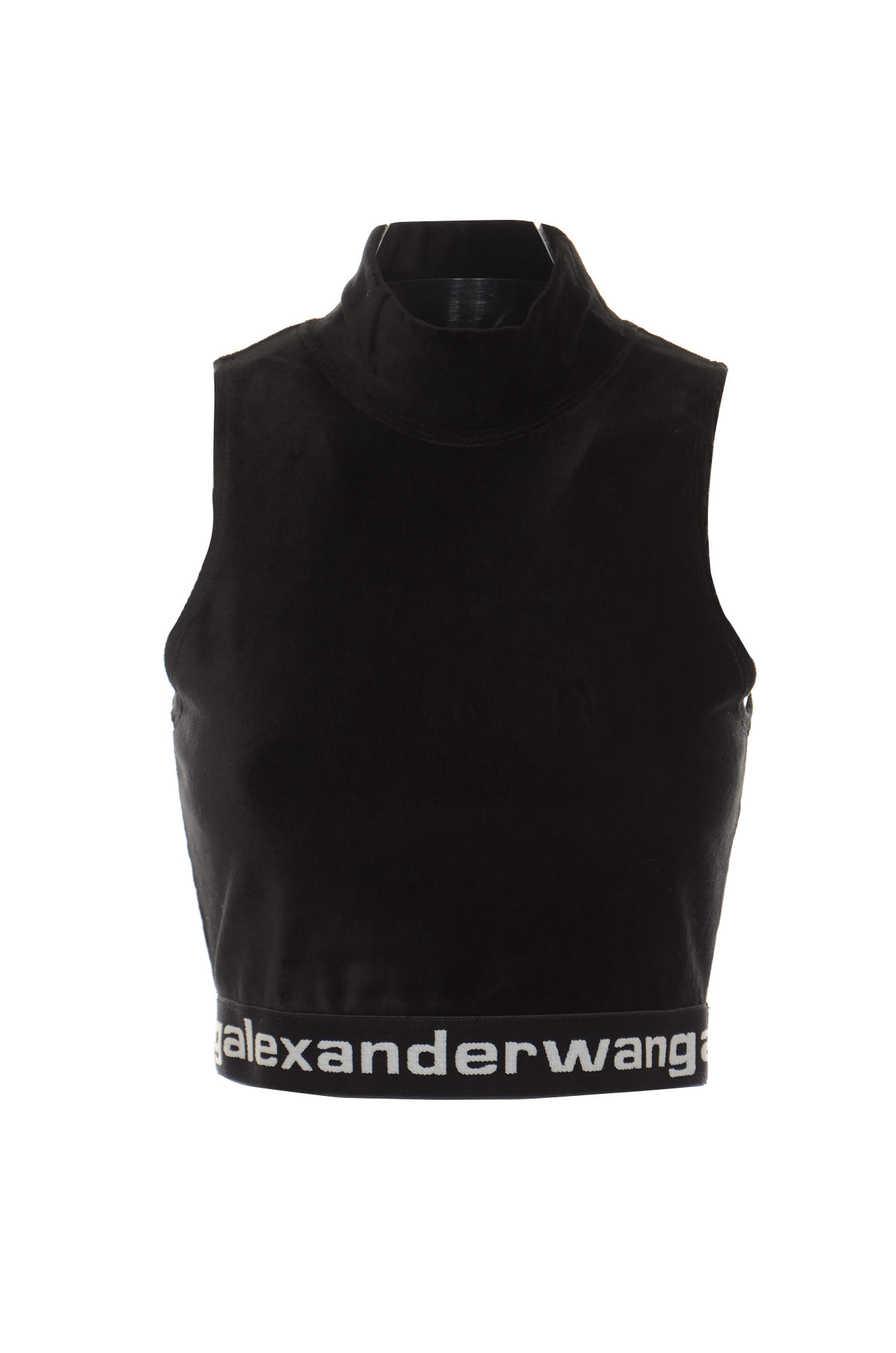 Alexander Wang Stretch Logo Sleeveless Sweatshirt