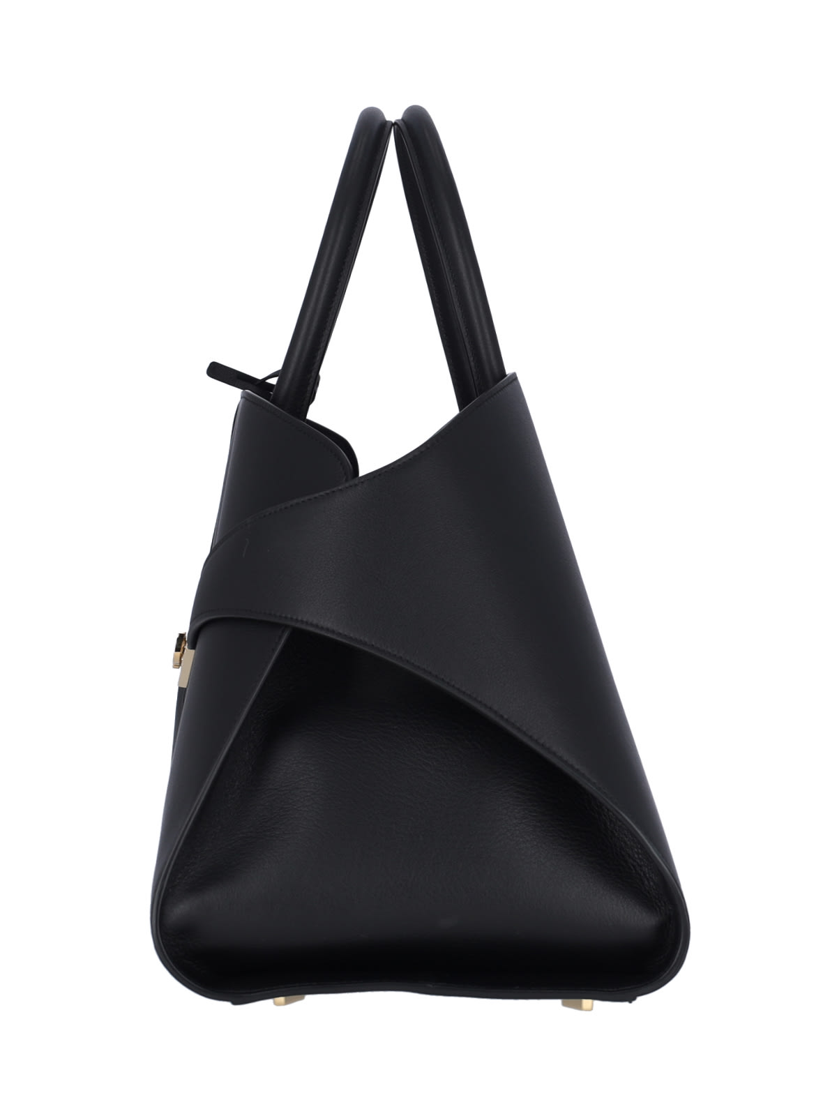 Ferragamo Hug M Handbag In Black