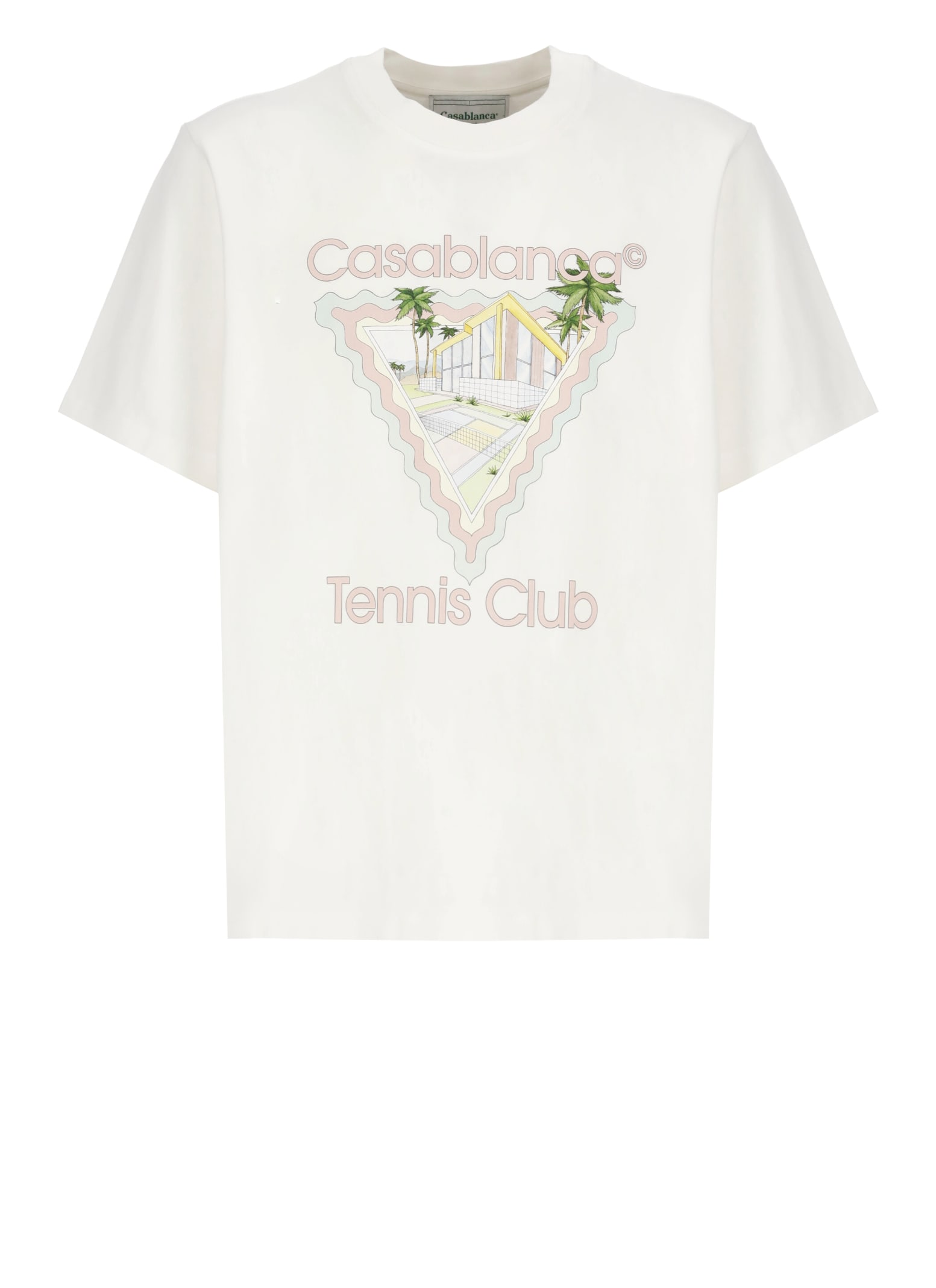 Shop Casablanca Maison De Reve T-shirt In White