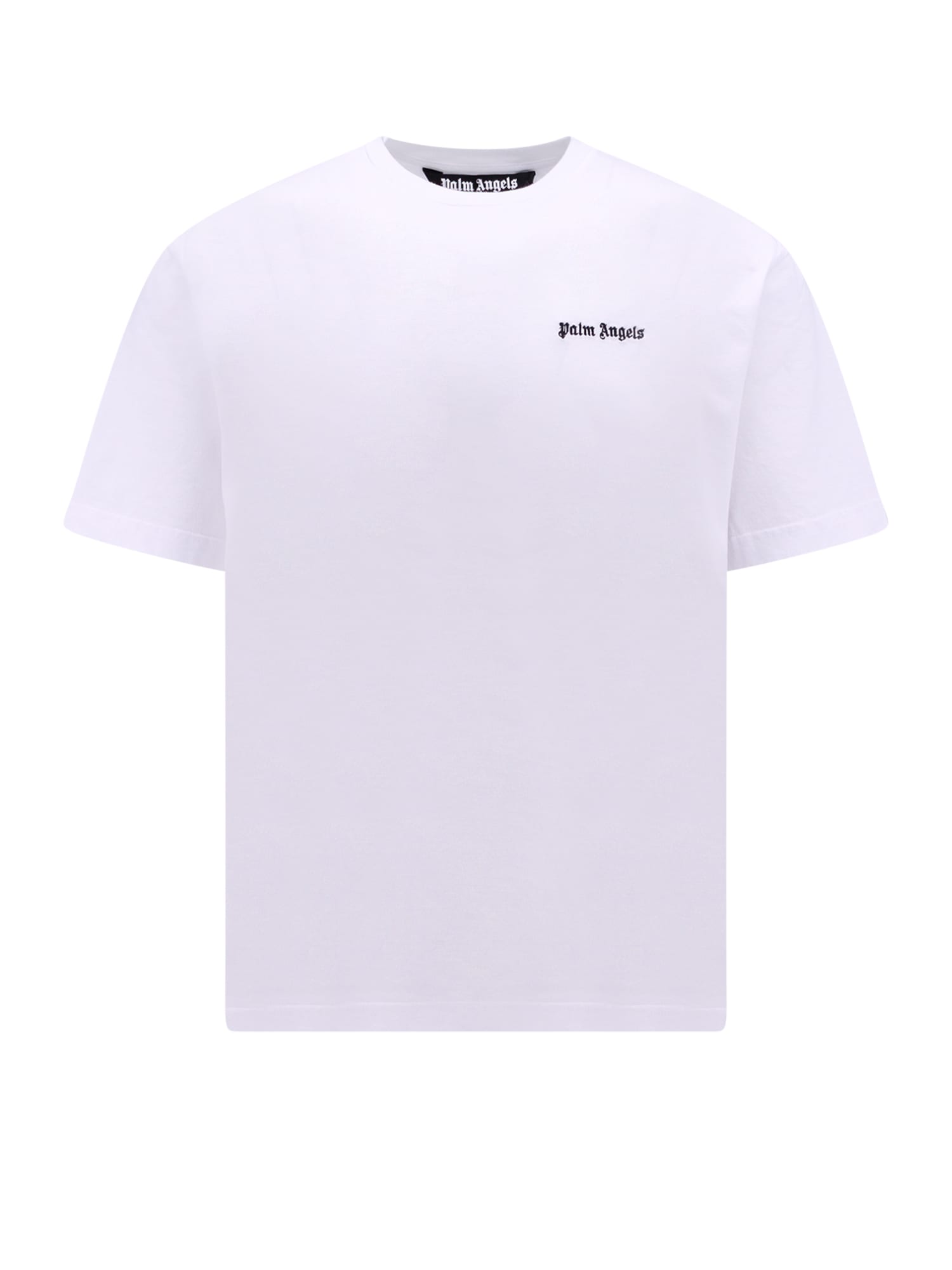 Shop Palm Angels T-shirt In Bianco/nero