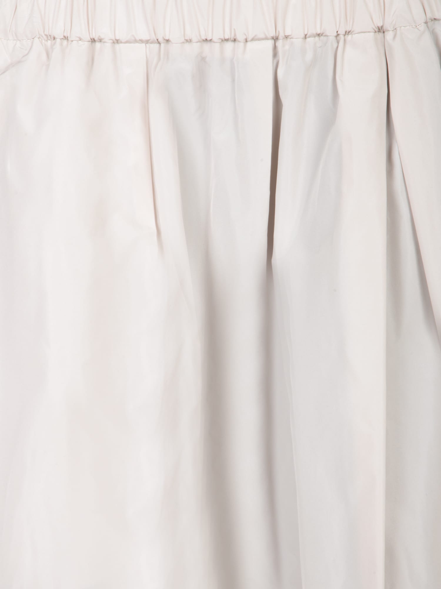 Herno Relaxed Silhouette Skirt With Subtle Sheen In White