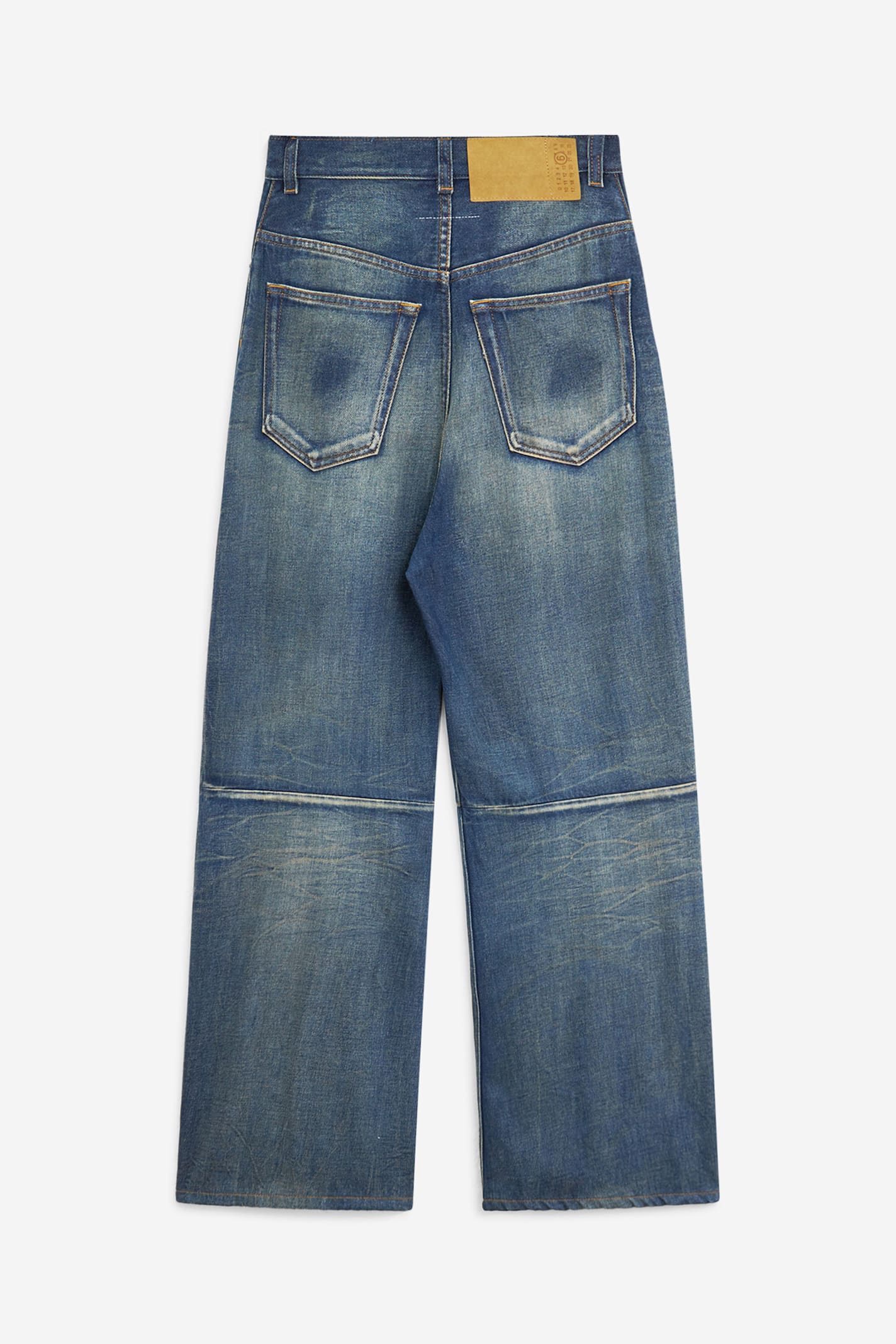 Mm6 Maison Margiela 5 Pocket Jeans In Blue