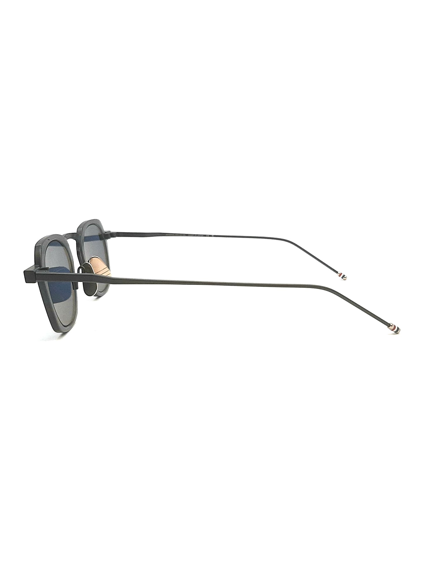 THOM BROWNE SQUARE SUNGLASSES - BLACK IRON SUNGLASSES