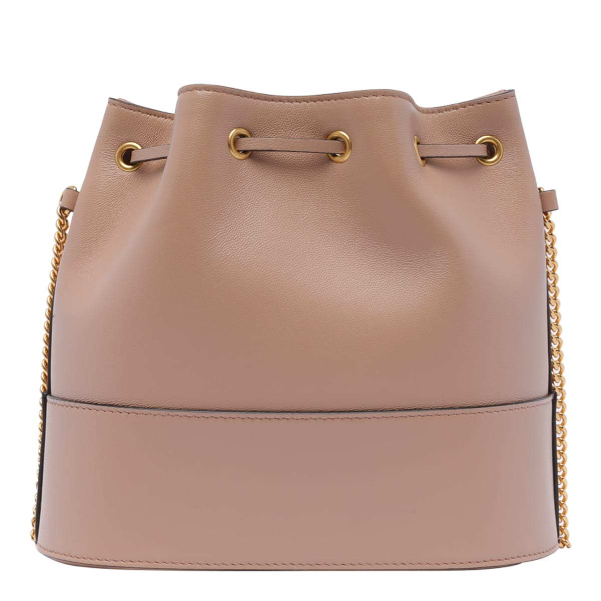 Valentino Garavani Vlogo Signature Leather Bucket Bag