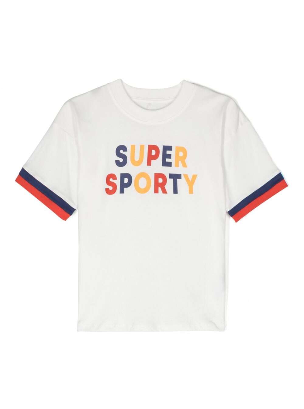 Shop Mini Rodini Super Sporty T-shirt In White