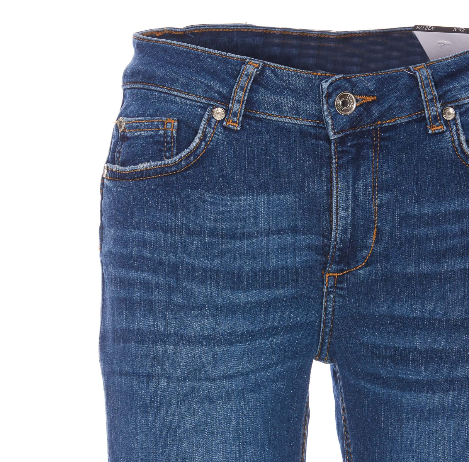 Liu •jo Bottom Up Skinny Jeans In Blue