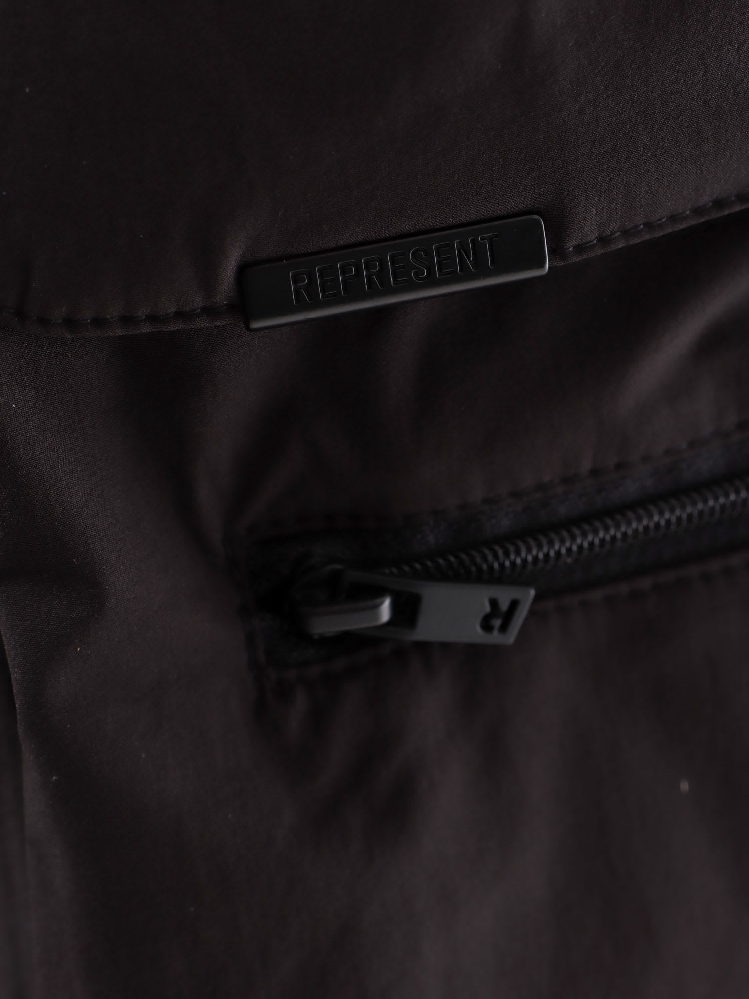Represent Alba Stretch Nylon Trouser In Black