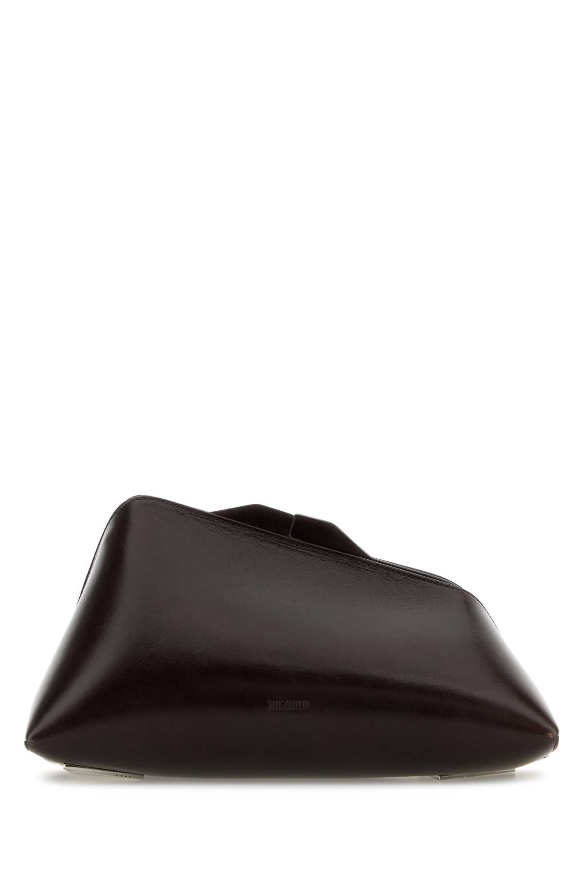 Chocolate Leather 8.30 Pm Clutch