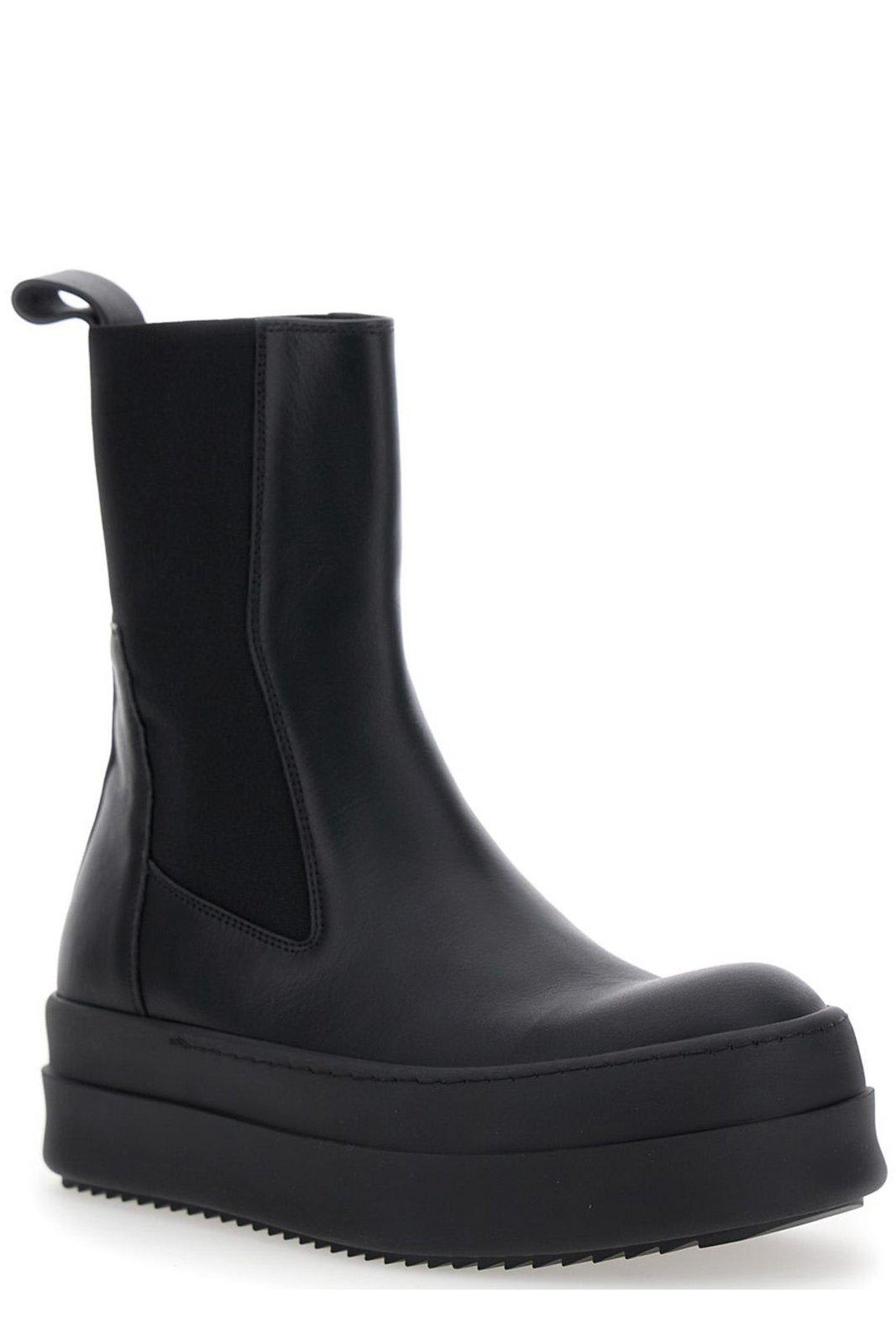 Shop Rick Owens Mega Bumper Beatle Round Toe Boots